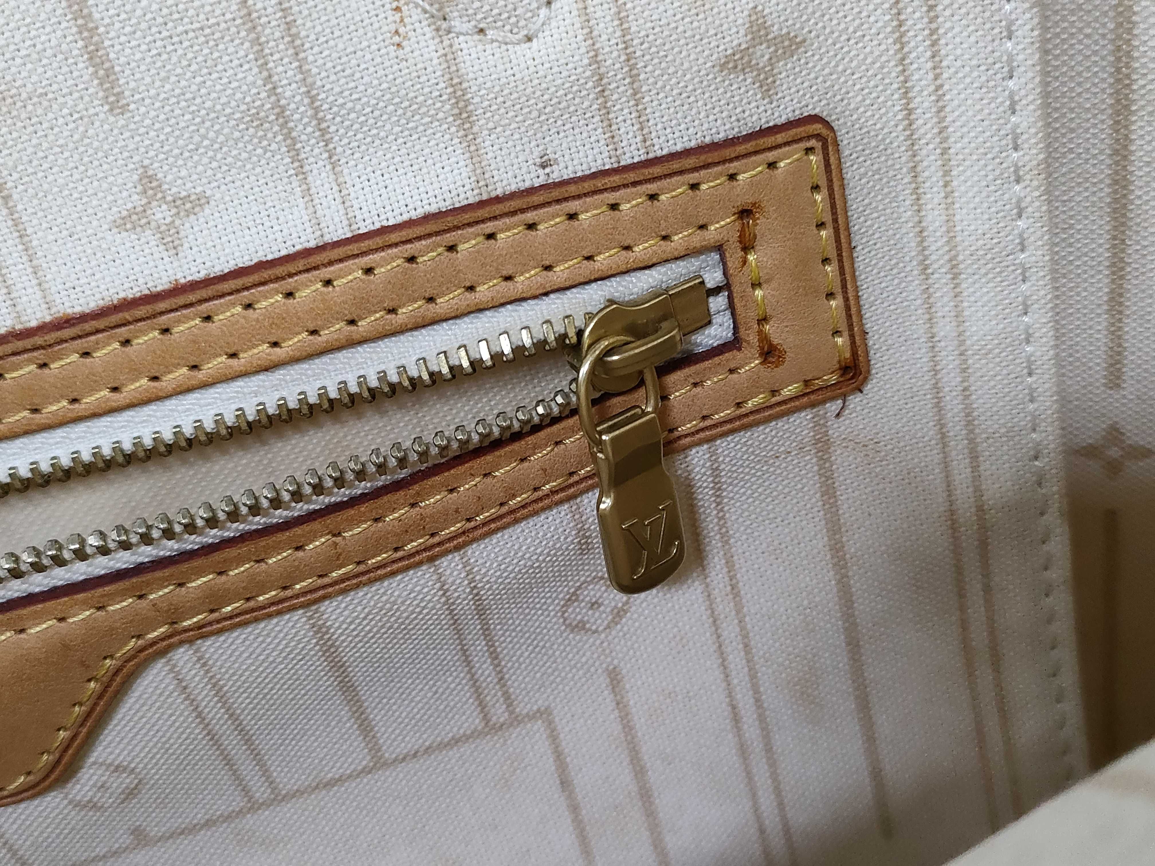Damier Azur Neverfull MM Tote Bag — view 12