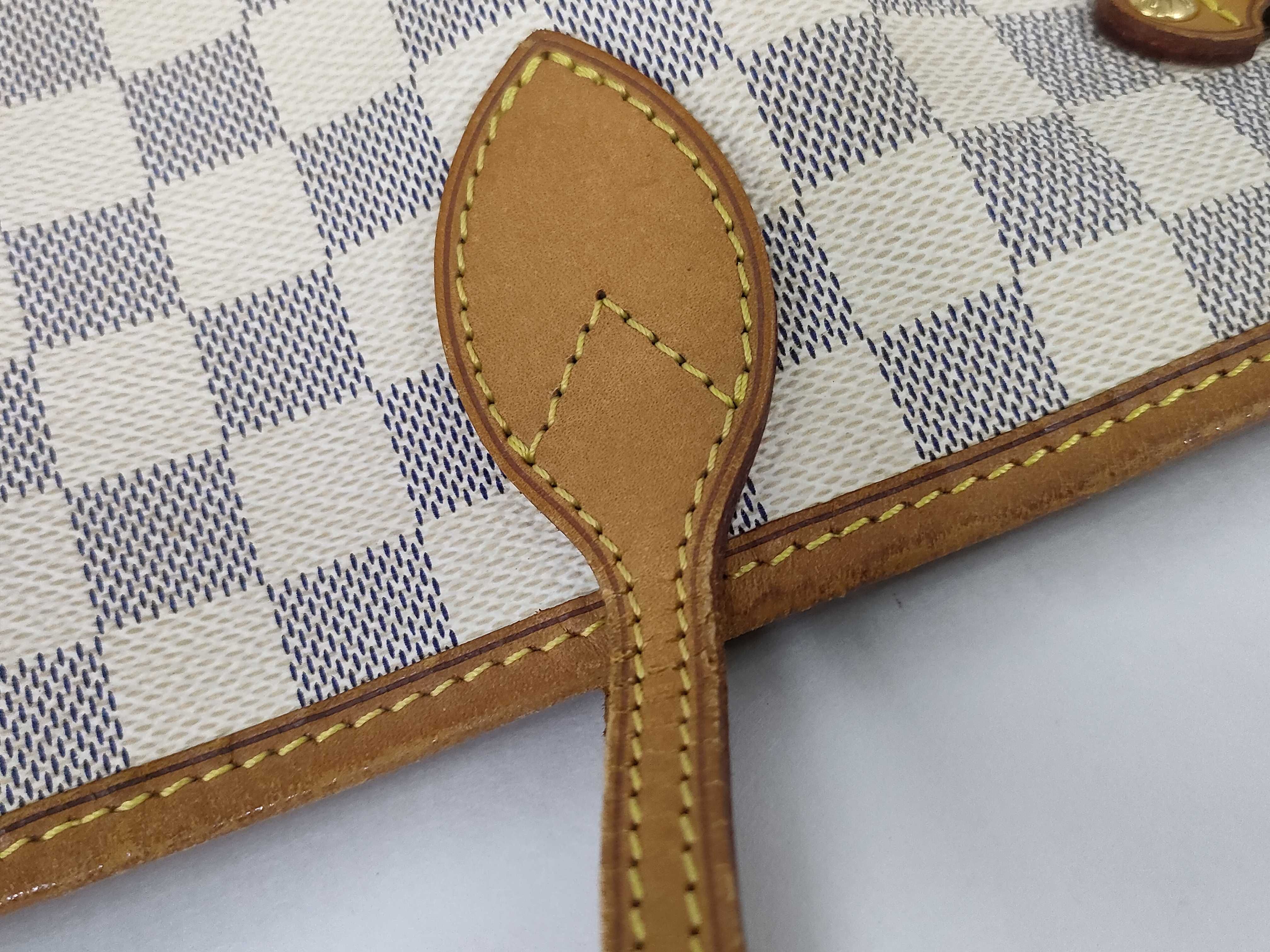 Damier Azur Neverfull MM Tote Bag — view 5