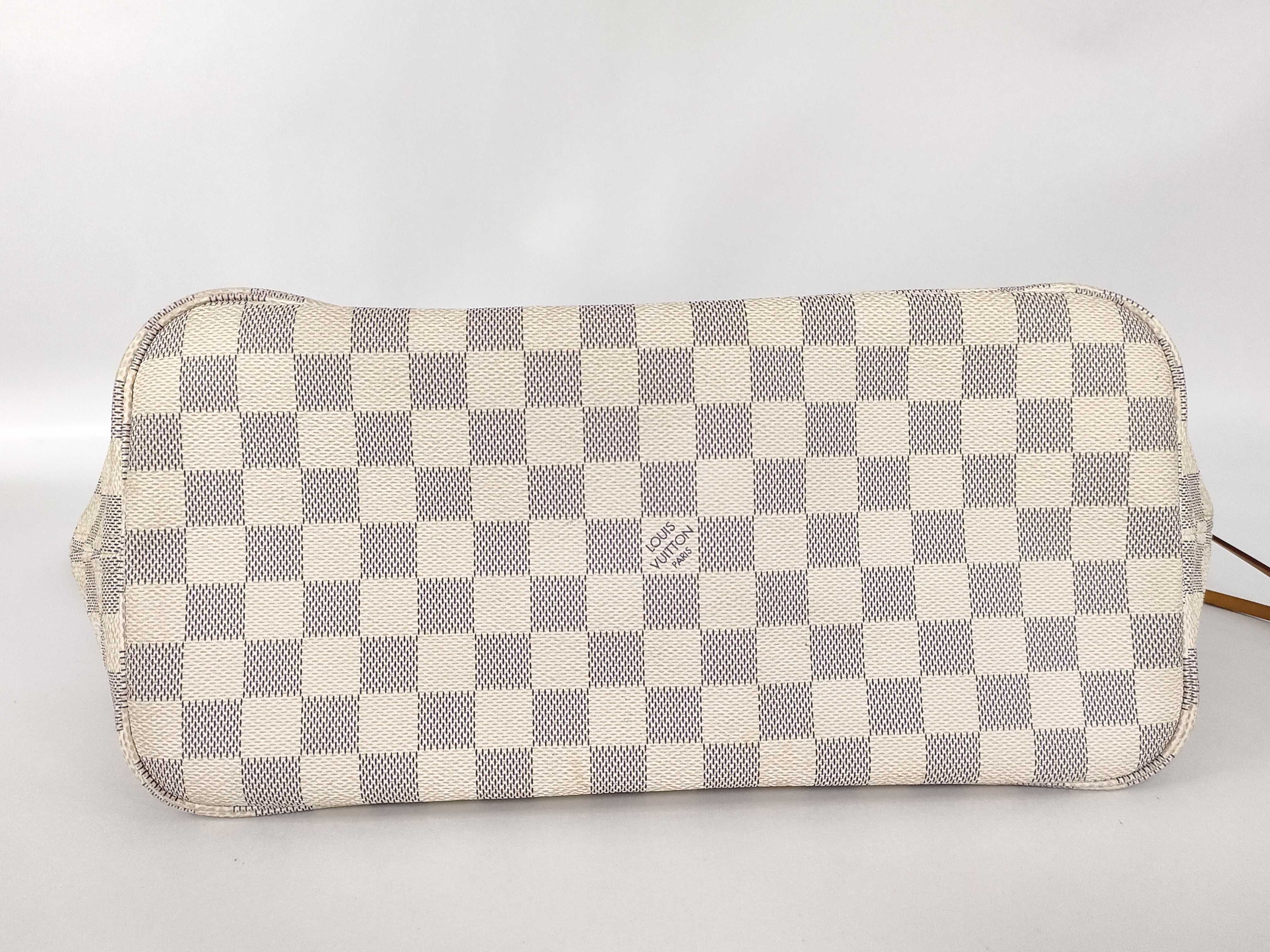 Damier Azur Neverfull MM Tote Bag — view 7