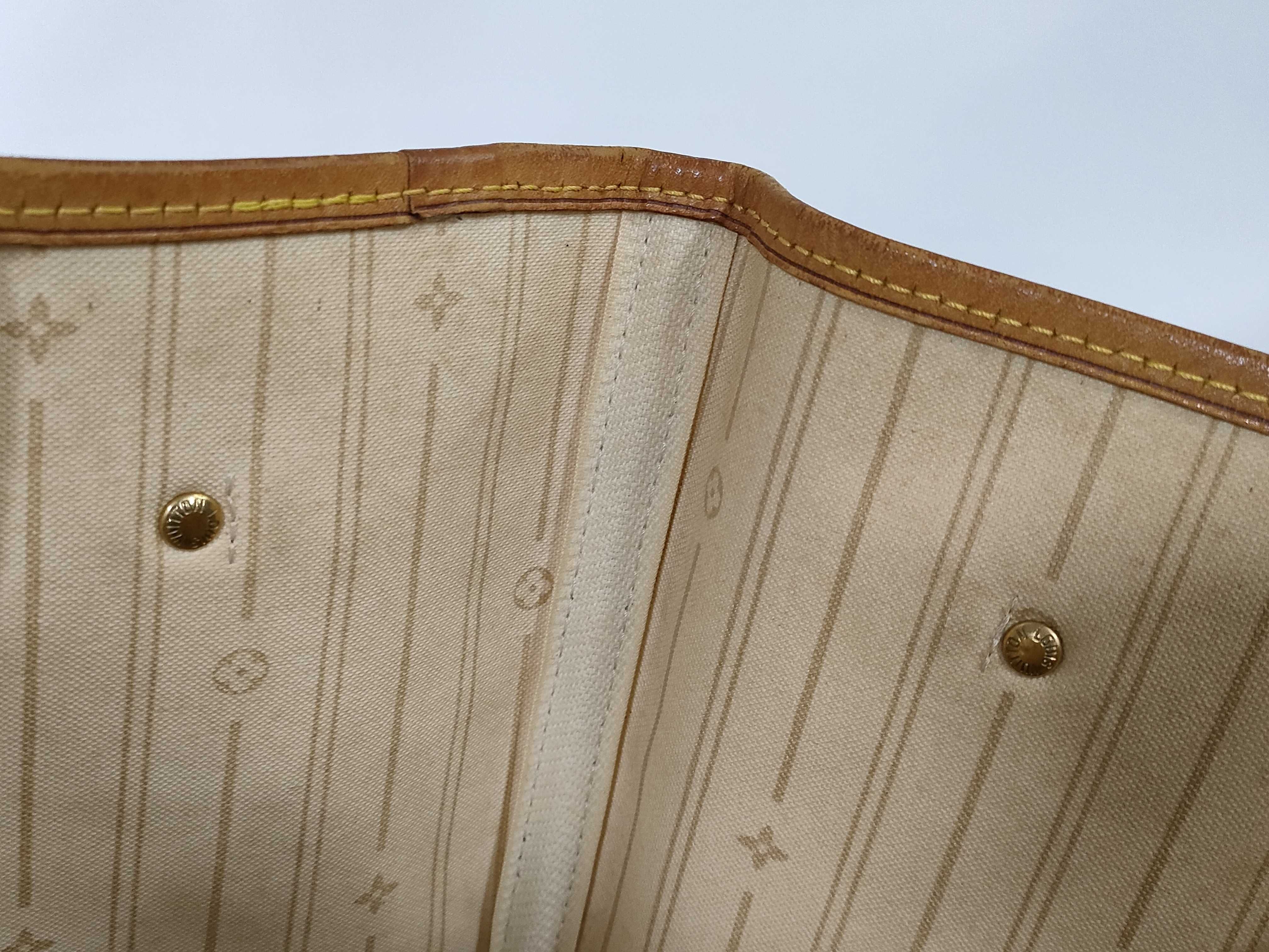 Damier Azur Neverfull MM Tote Bag — view 9