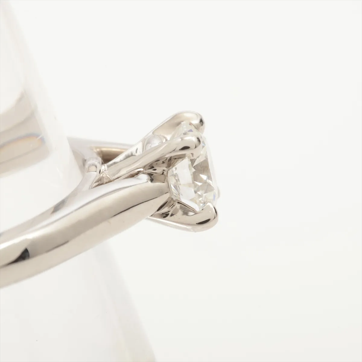 Solitaire 1895 Diamond Ring Pt950 3.5g D0.31 48 266ALS — view 6