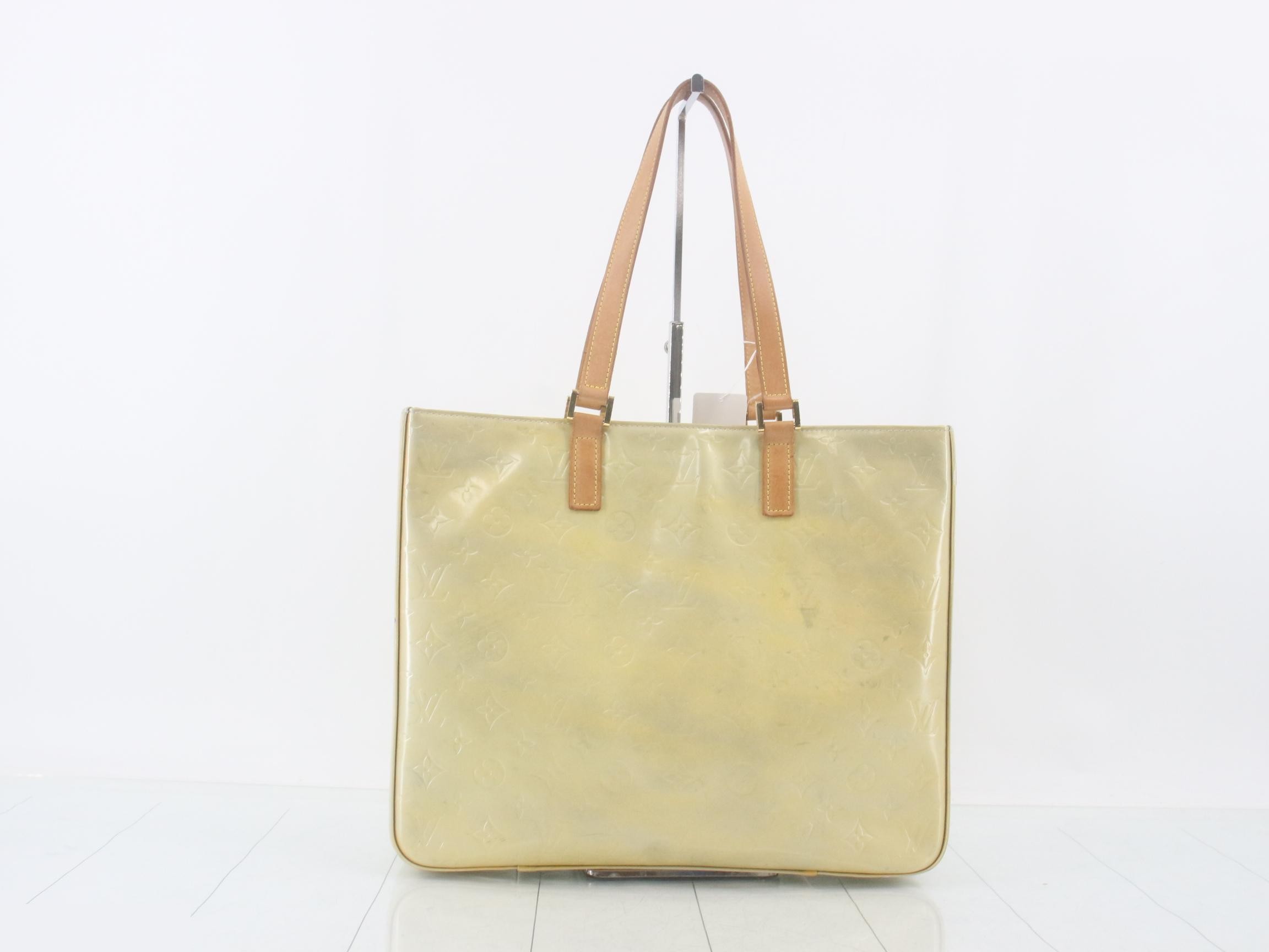 Vernis Yellow Handbag