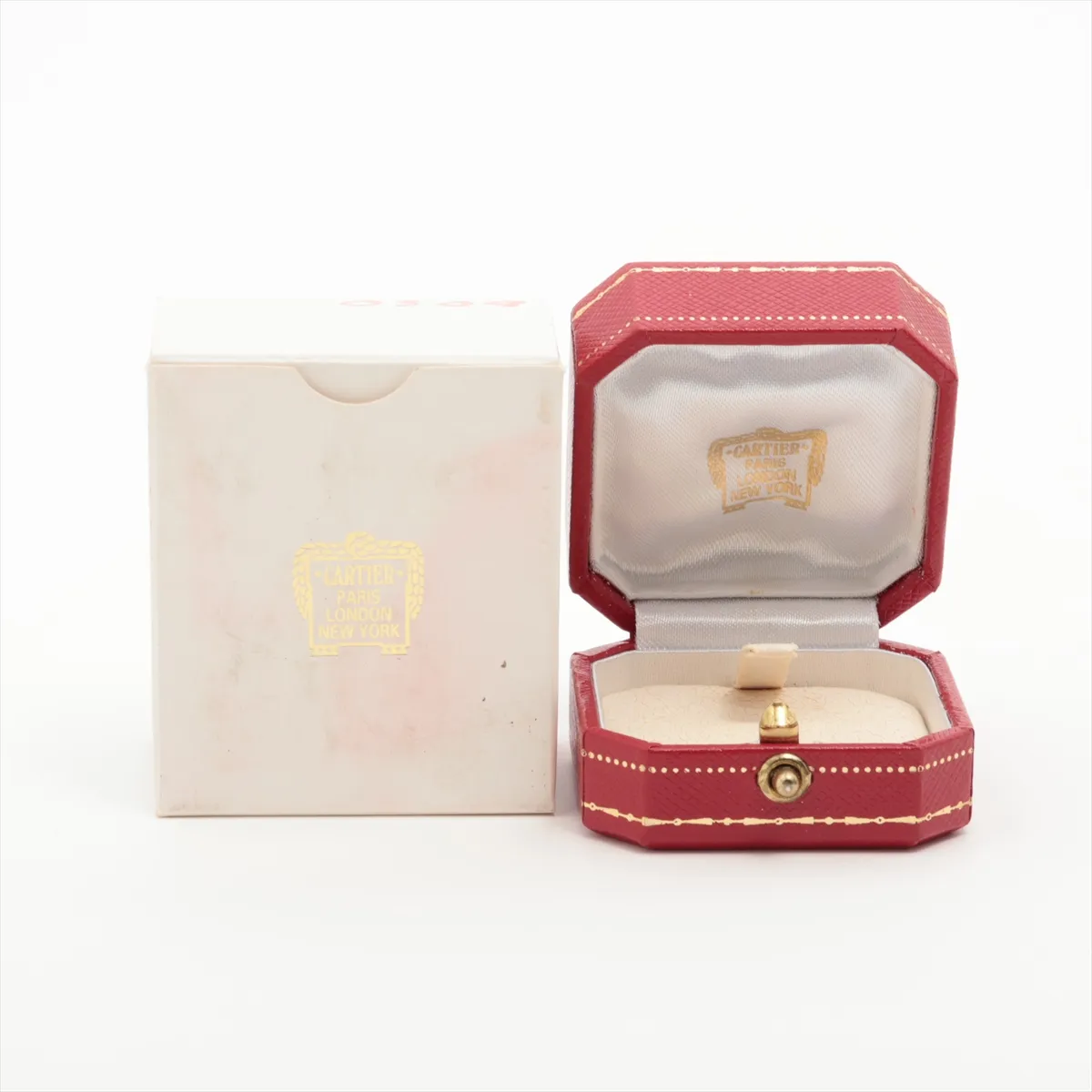 Trinity Ring 750 (YG x PG x WG) 8.5g Size 53 A3146W (Solder finish, drilled holes) — view 5