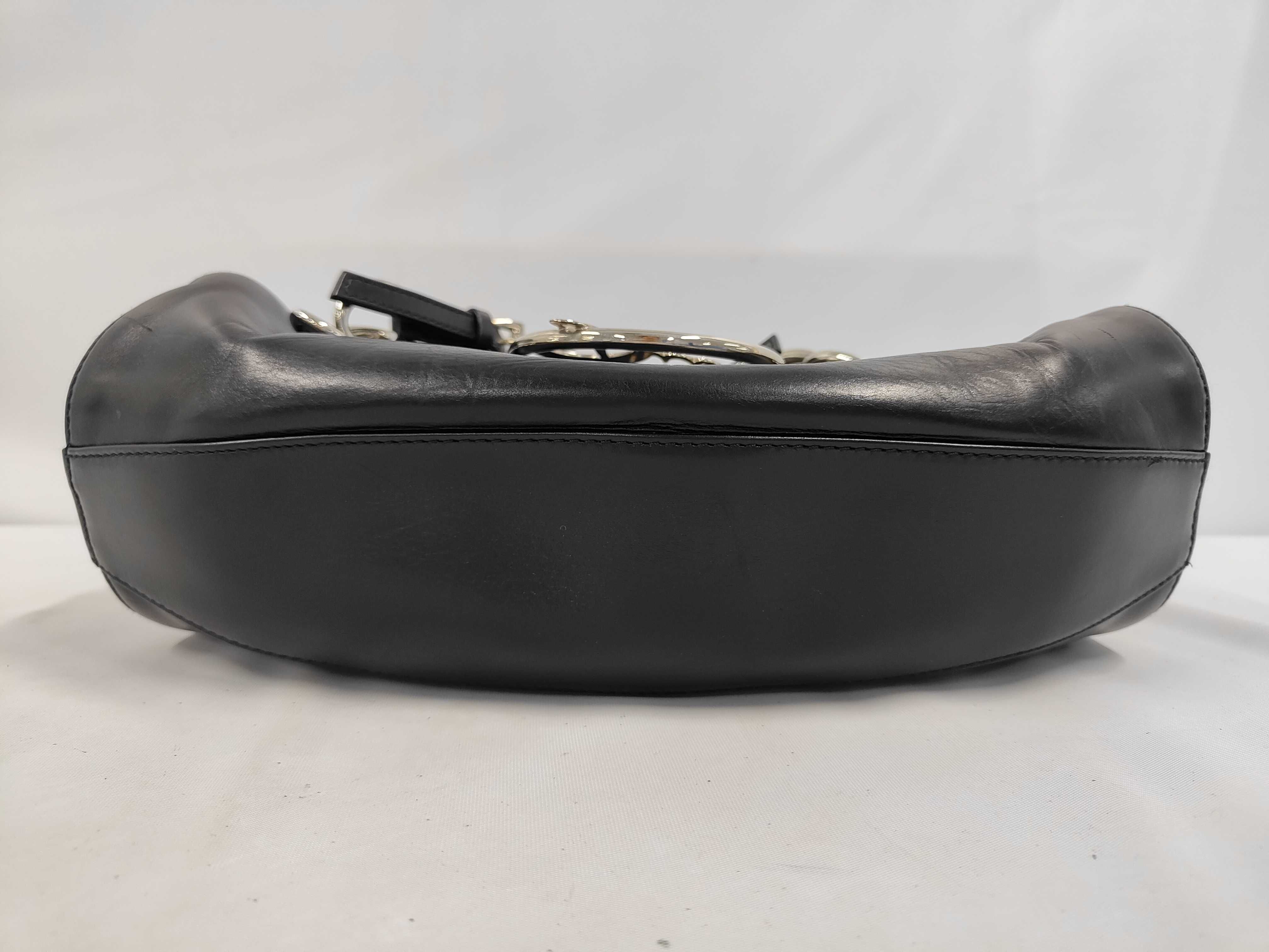 DIVA Shoulder Bag, Leather, Black Shoulder Bag — view 3