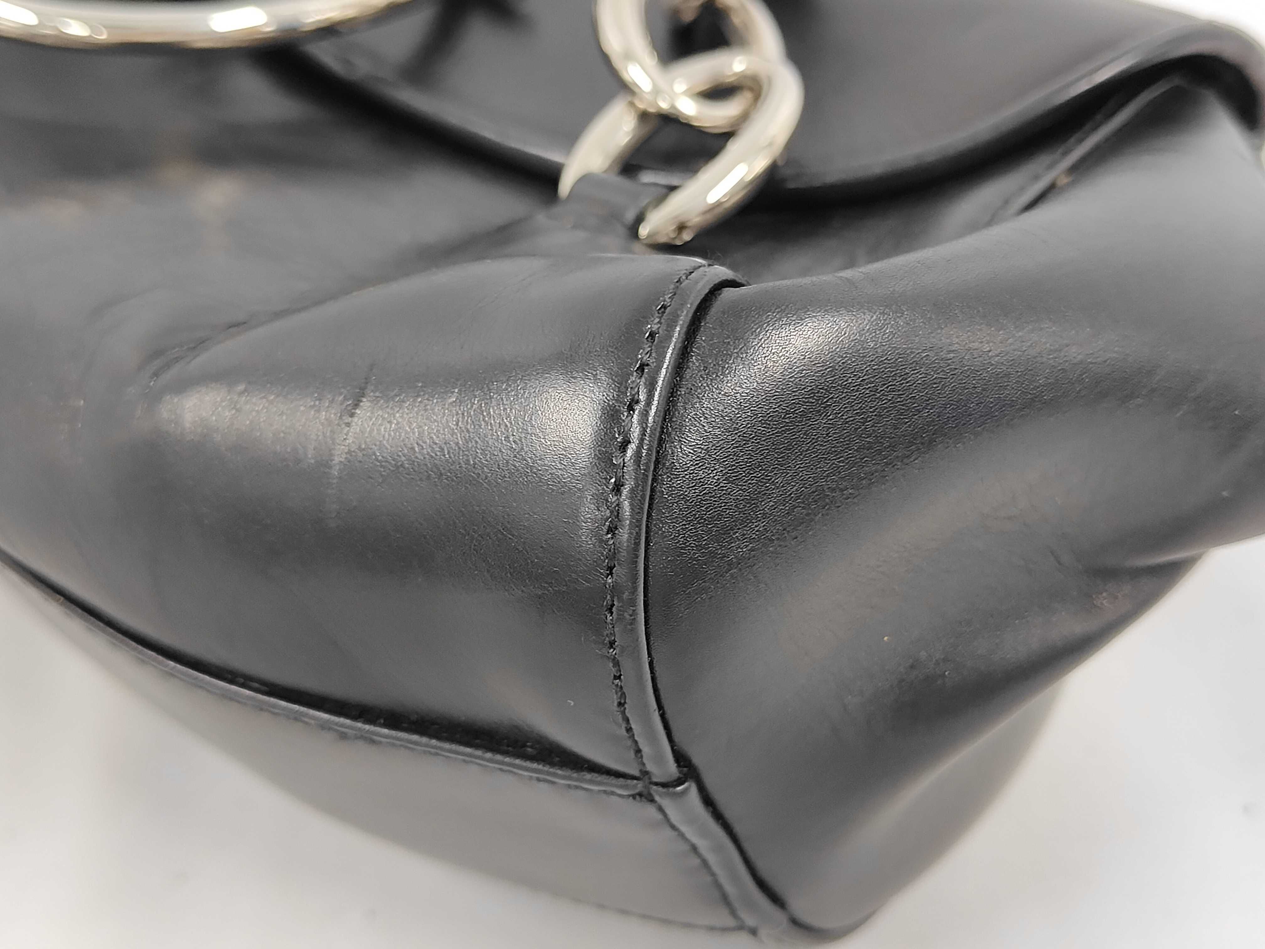 DIVA Shoulder Bag, Leather, Black Shoulder Bag — view 4