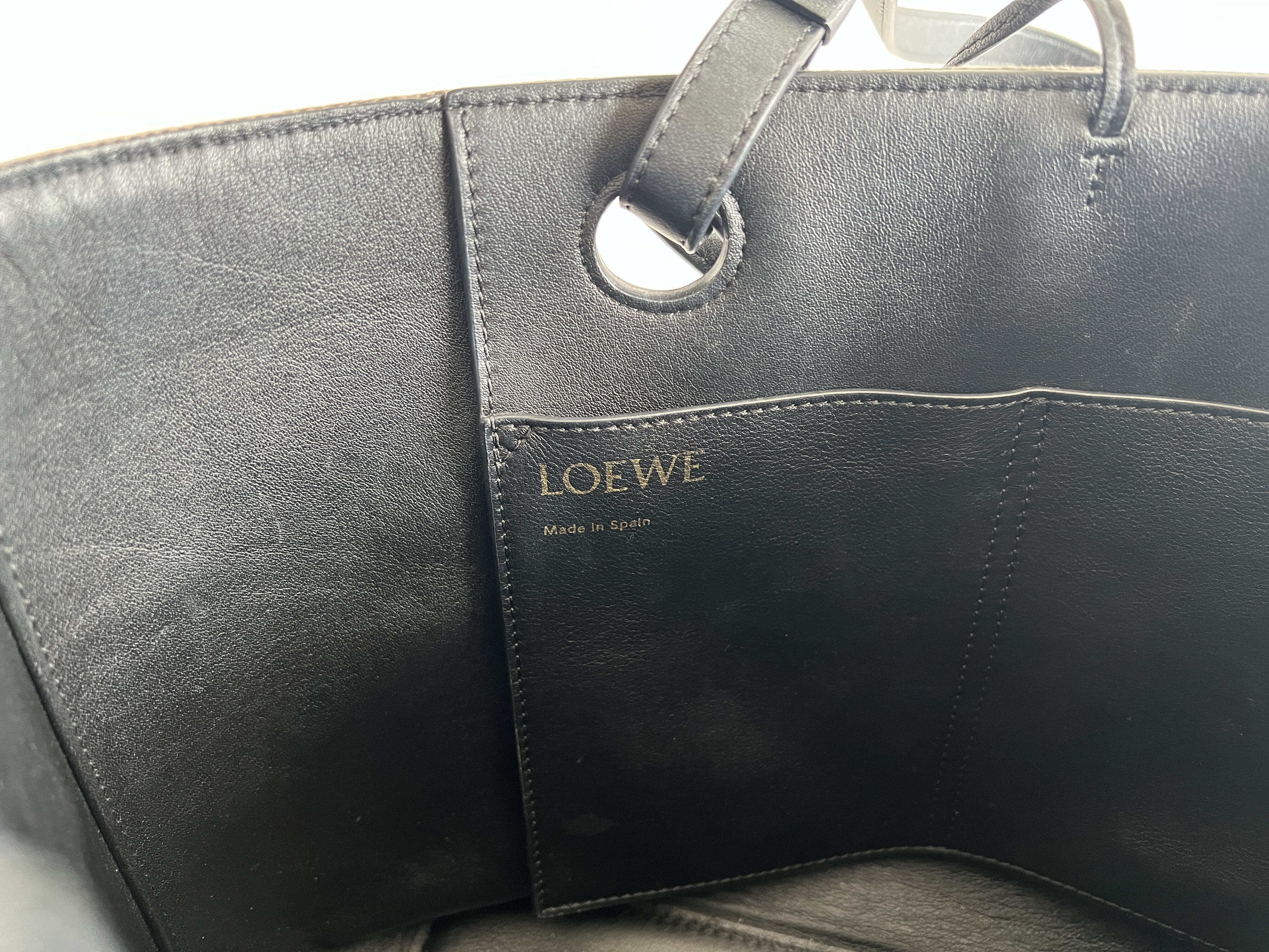 Anagram Logo Jacquard Canvas Leather 2-Way Shoulder Bag Tote Bag Handbag — view 7