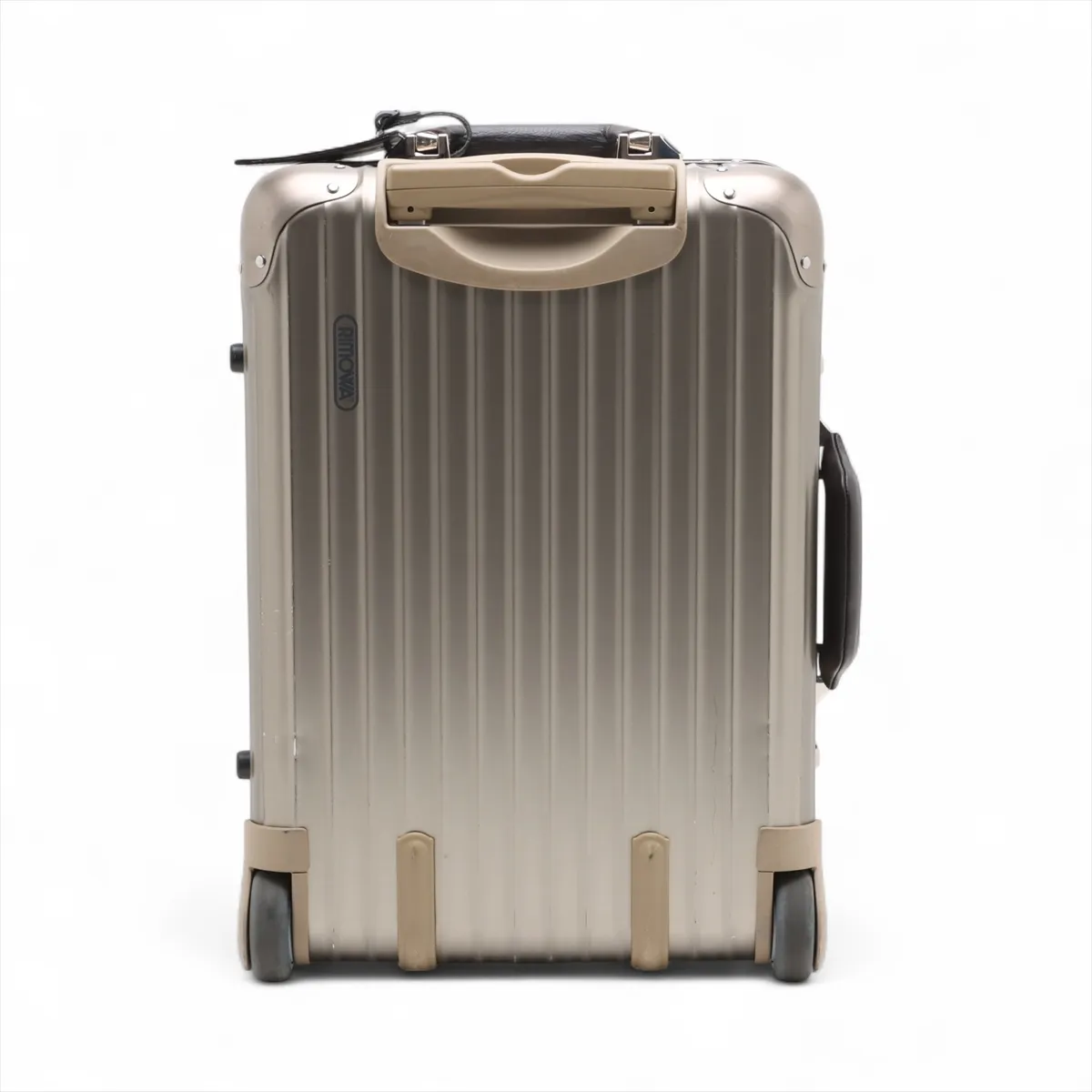 [Individually packaged] Rimowa Topas Titanium Aluminum Carry-on Suitcase, Silver, Combination Lock 821 423 — view 2
