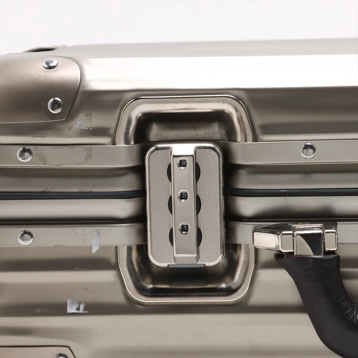 [Individually packaged] Rimowa Topas Titanium Aluminum Carry-on Suitcase, Silver, Combination Lock 821 423 — view 11