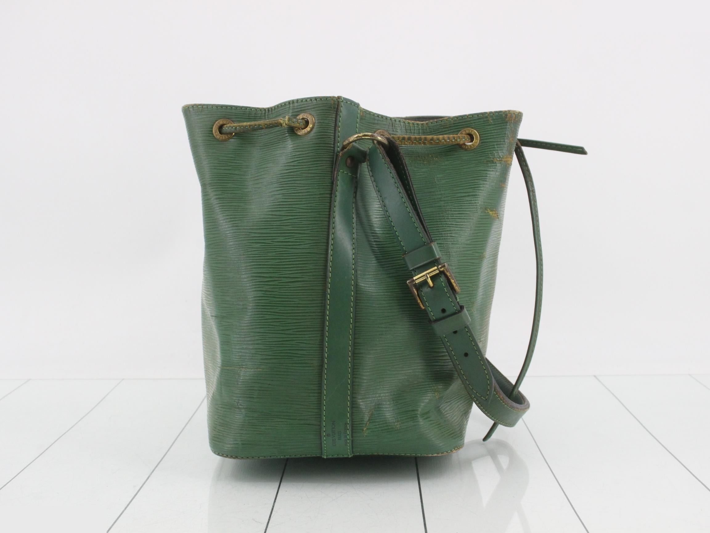Epi Petit Noé Borneo Green Shoulder Bag — view 4