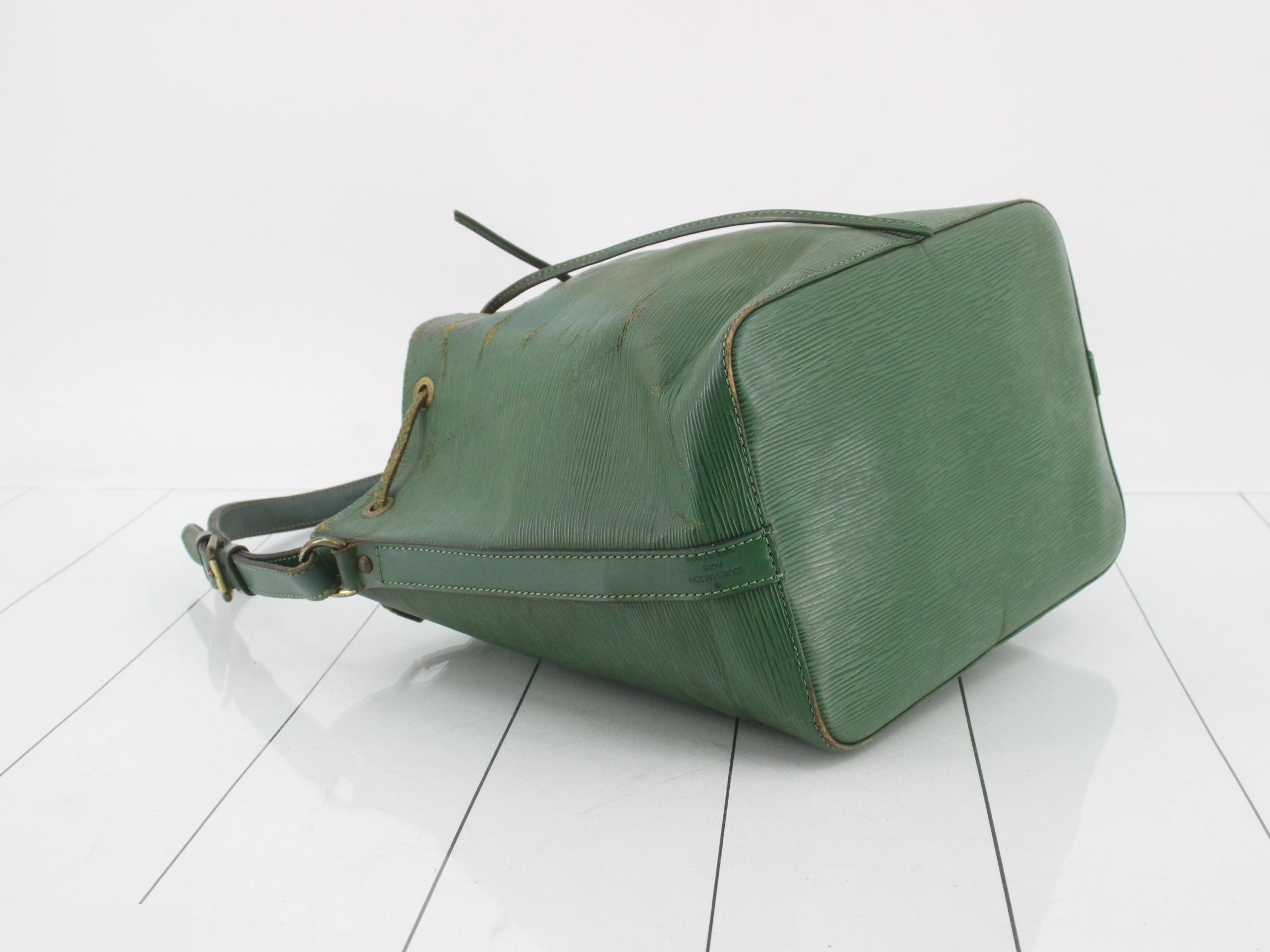 Epi Petit Noé Borneo Green Shoulder Bag — view 5