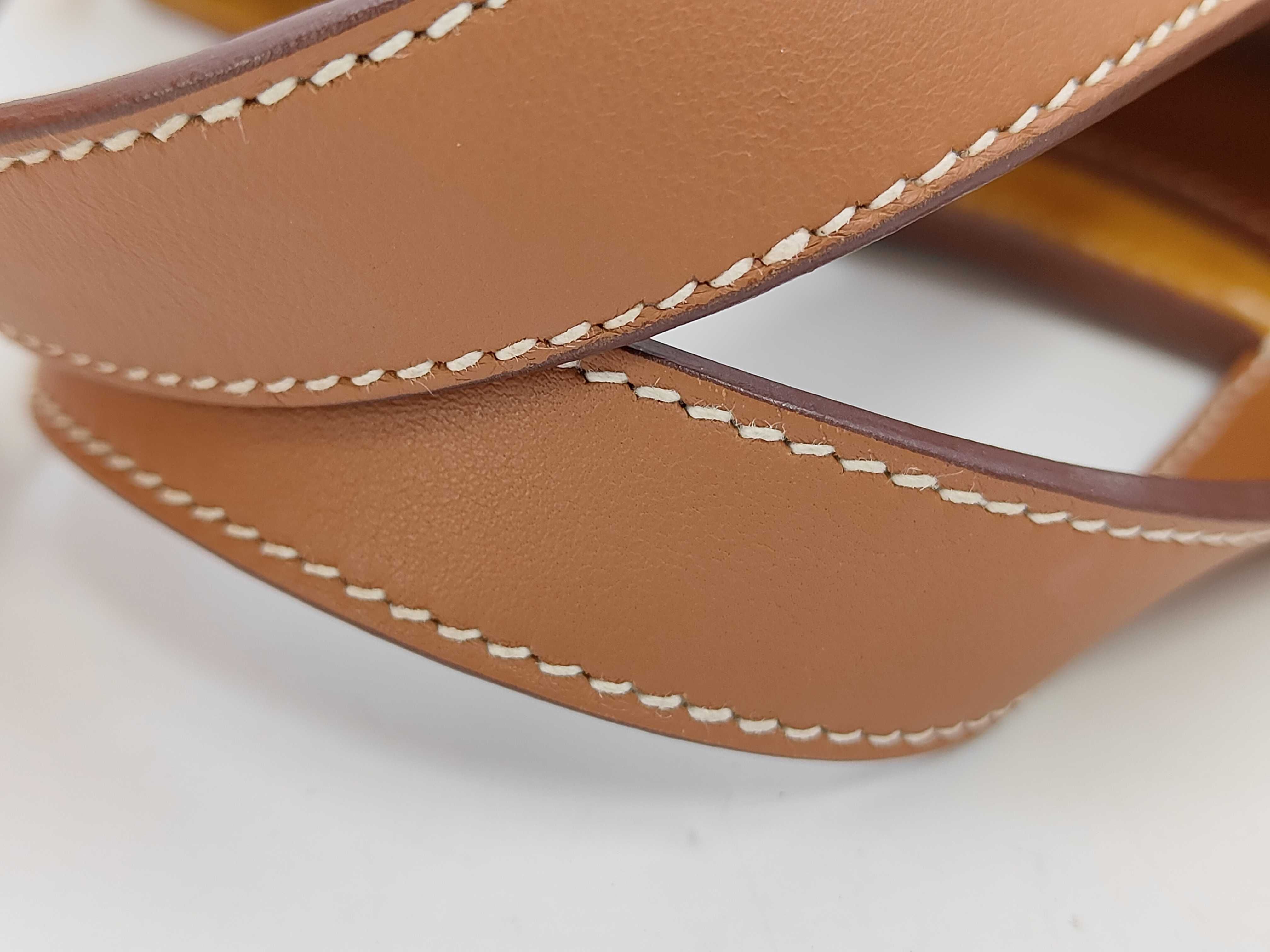 In the Loop handbag, gold with silver hardware, K stamp. — view 5