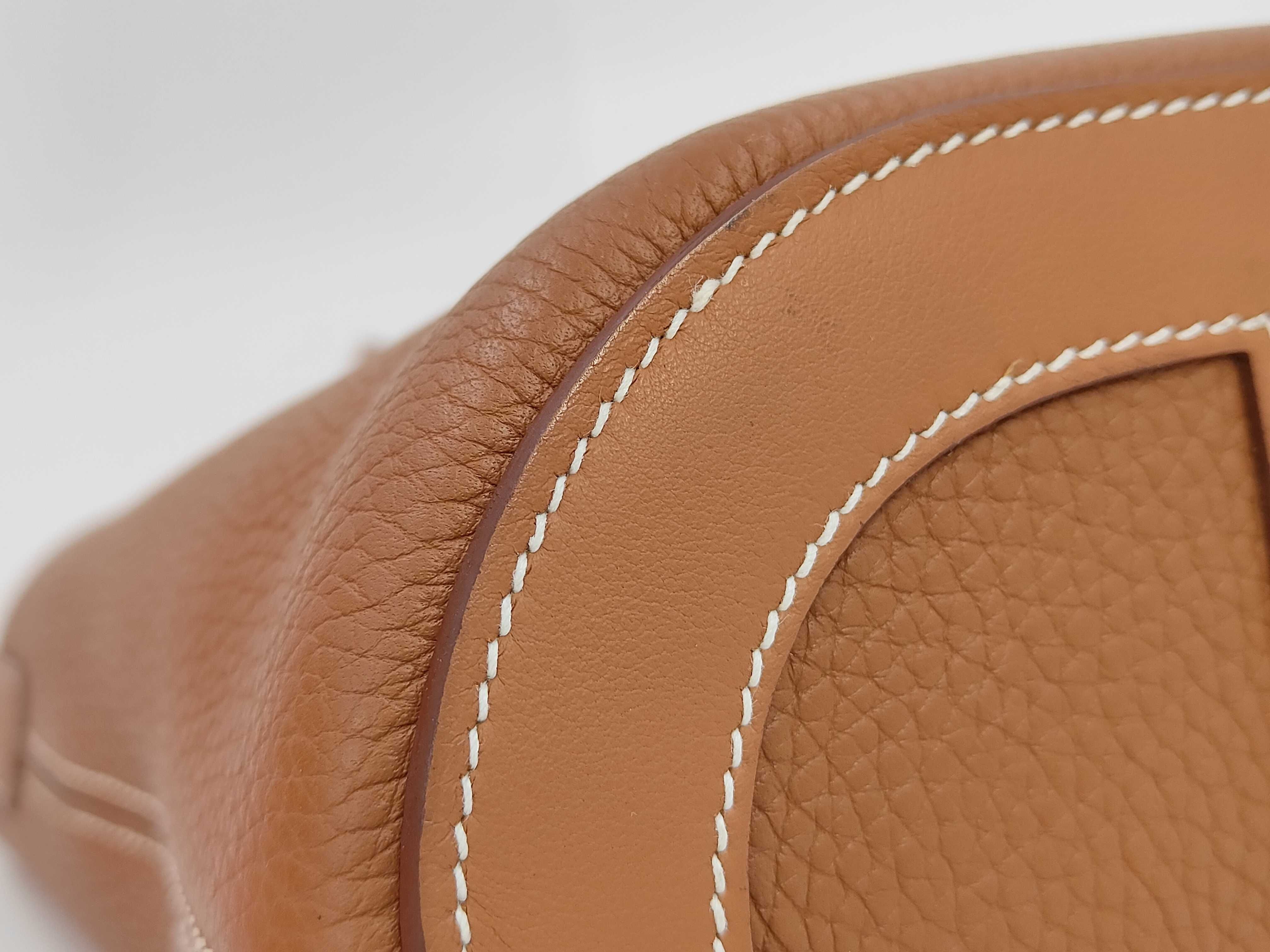 In the Loop handbag, gold with silver hardware, K stamp. — view 6