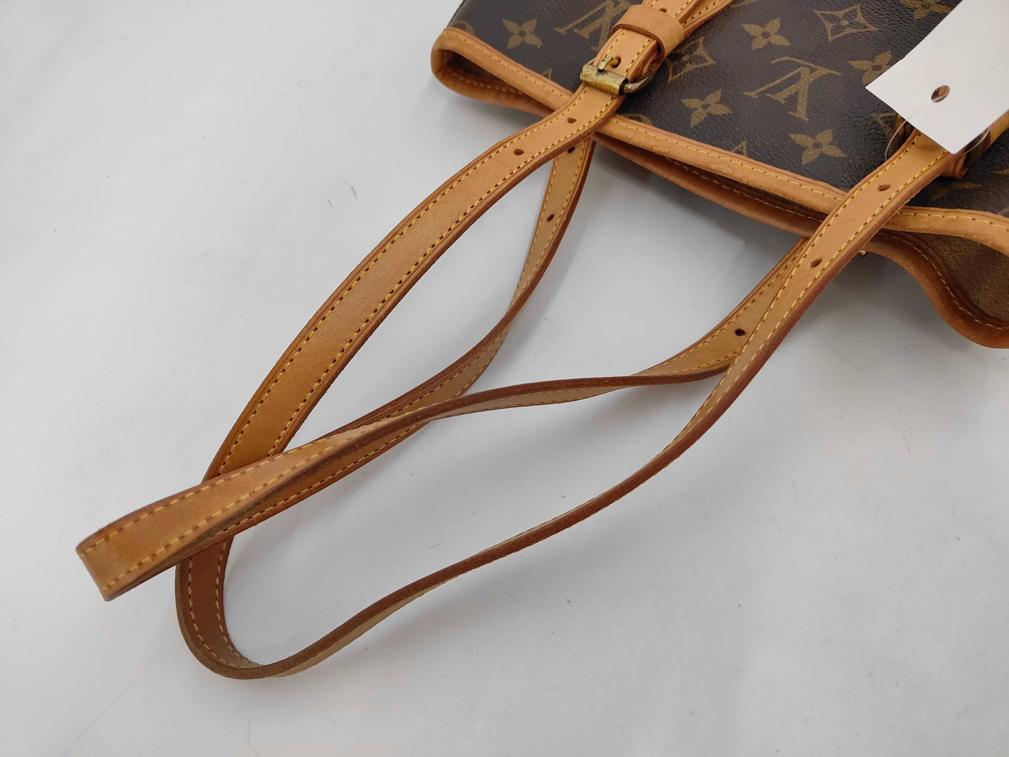 Monogram M42238 Petite Bucket Tote Bag with Pouch — view 4