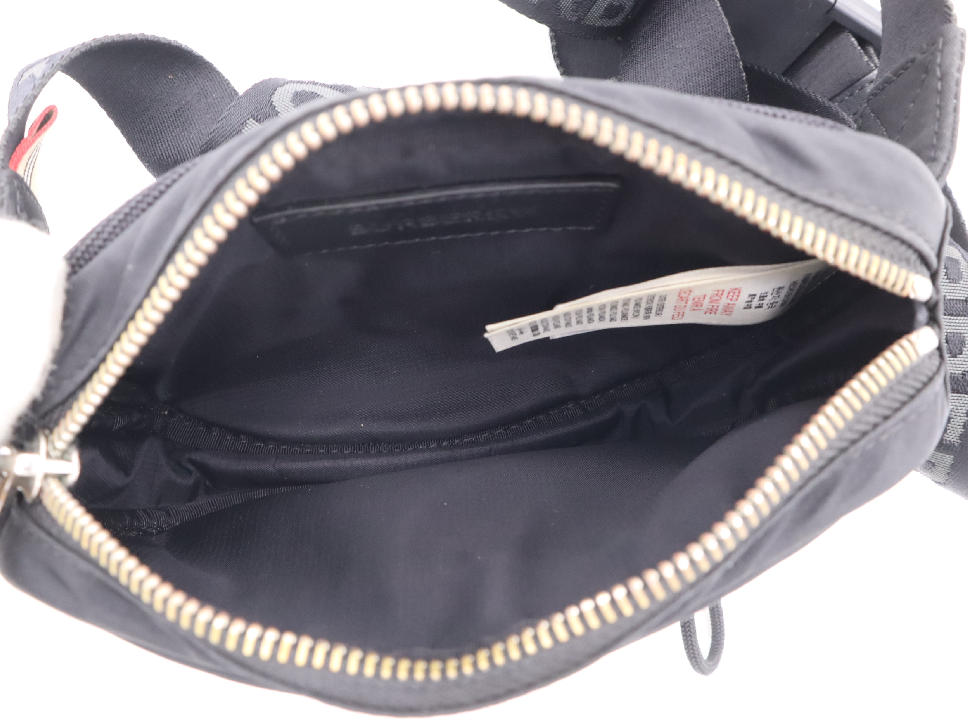 Nylon ML Cannon Waist Bag, Black — view 12