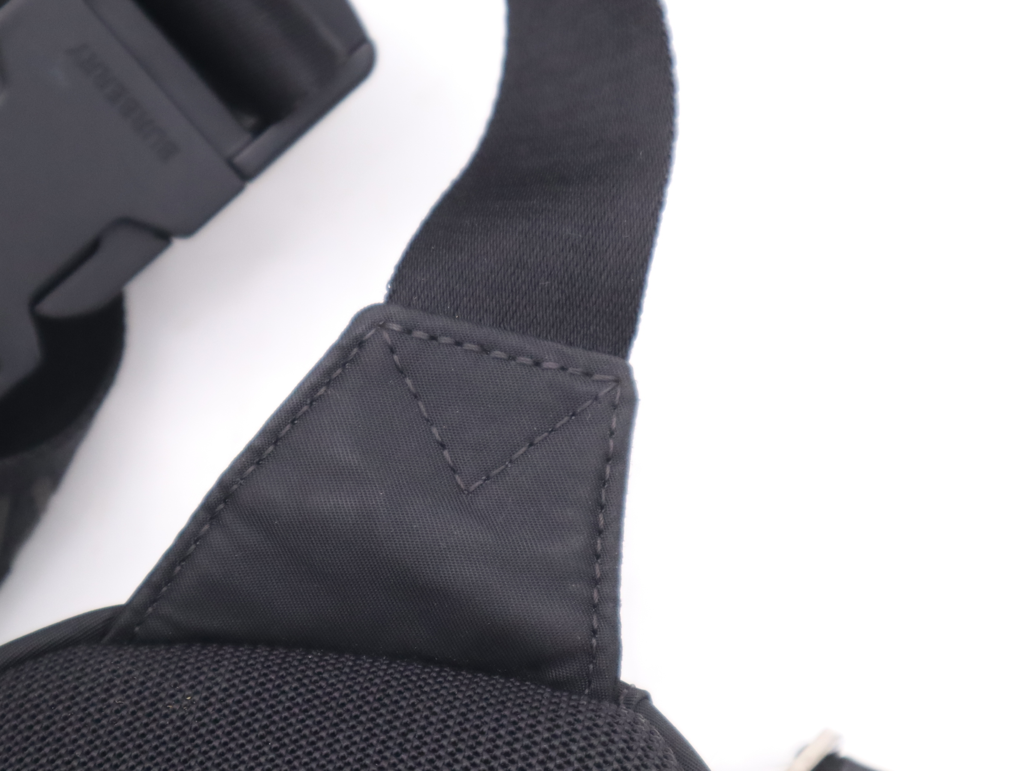 Nylon ML Cannon Waist Bag, Black — view 8