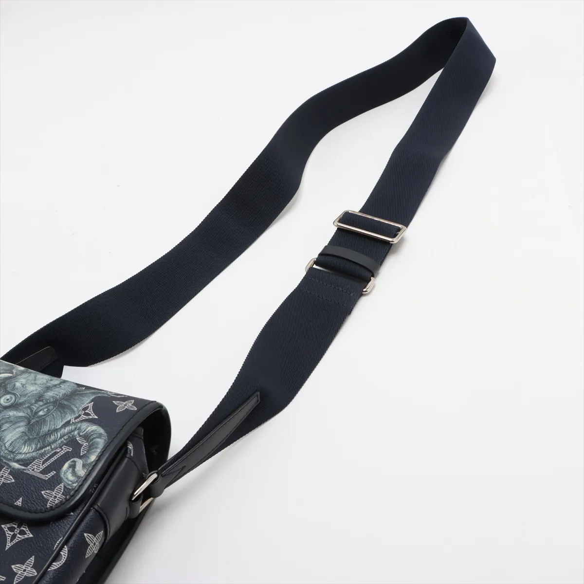 Monogram Savannah Messenger BB M54246 Navy RFID responsive — view 5