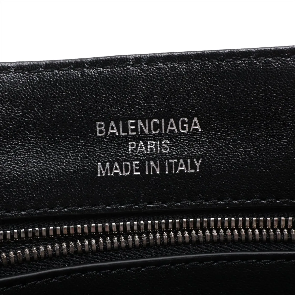 Leopold 791997 Satin Shoulder Bag, Black — view 8