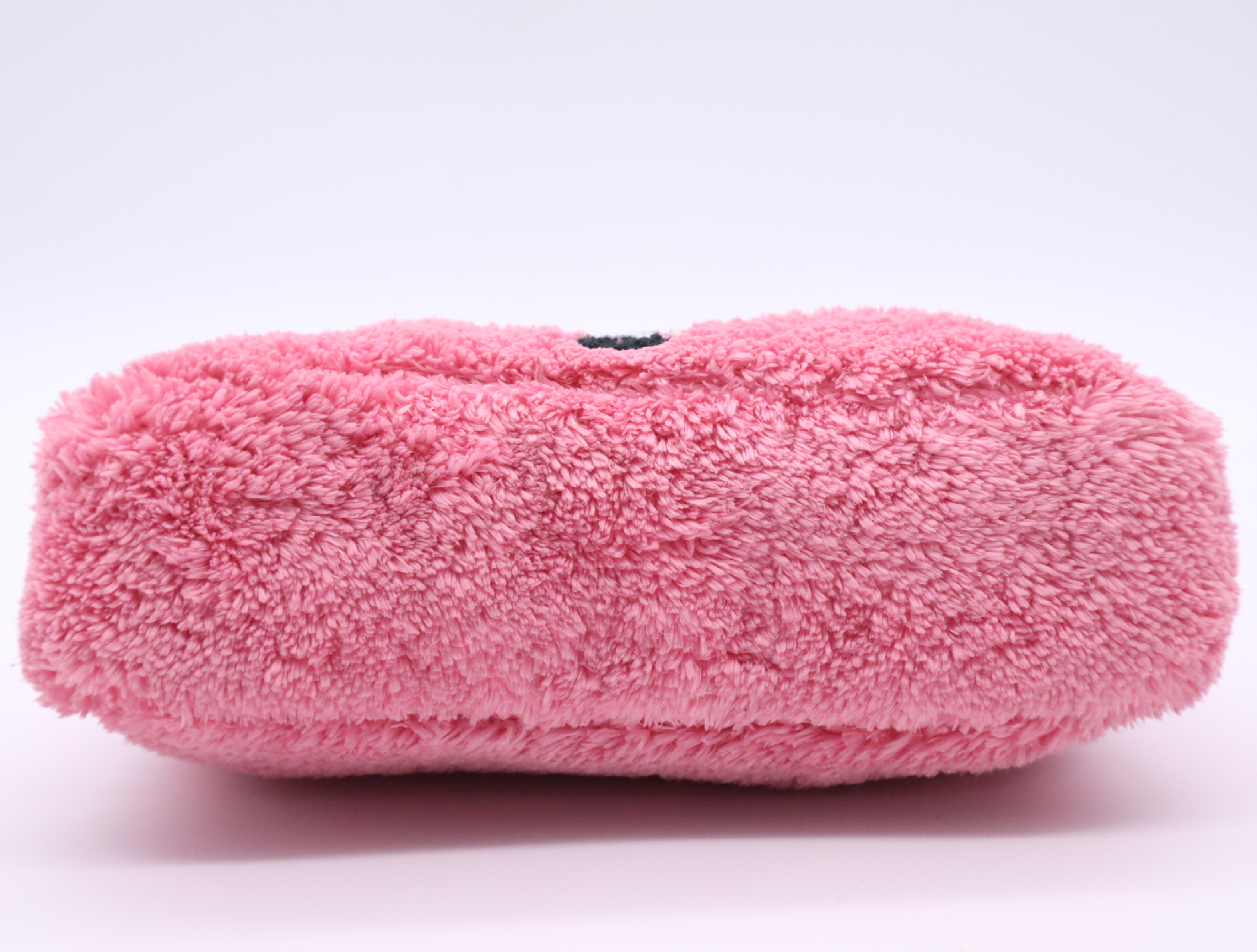 Pile Fabric Re-Edition 2000 Terry Mini Bag Handbag Pink with Clochette — view 4