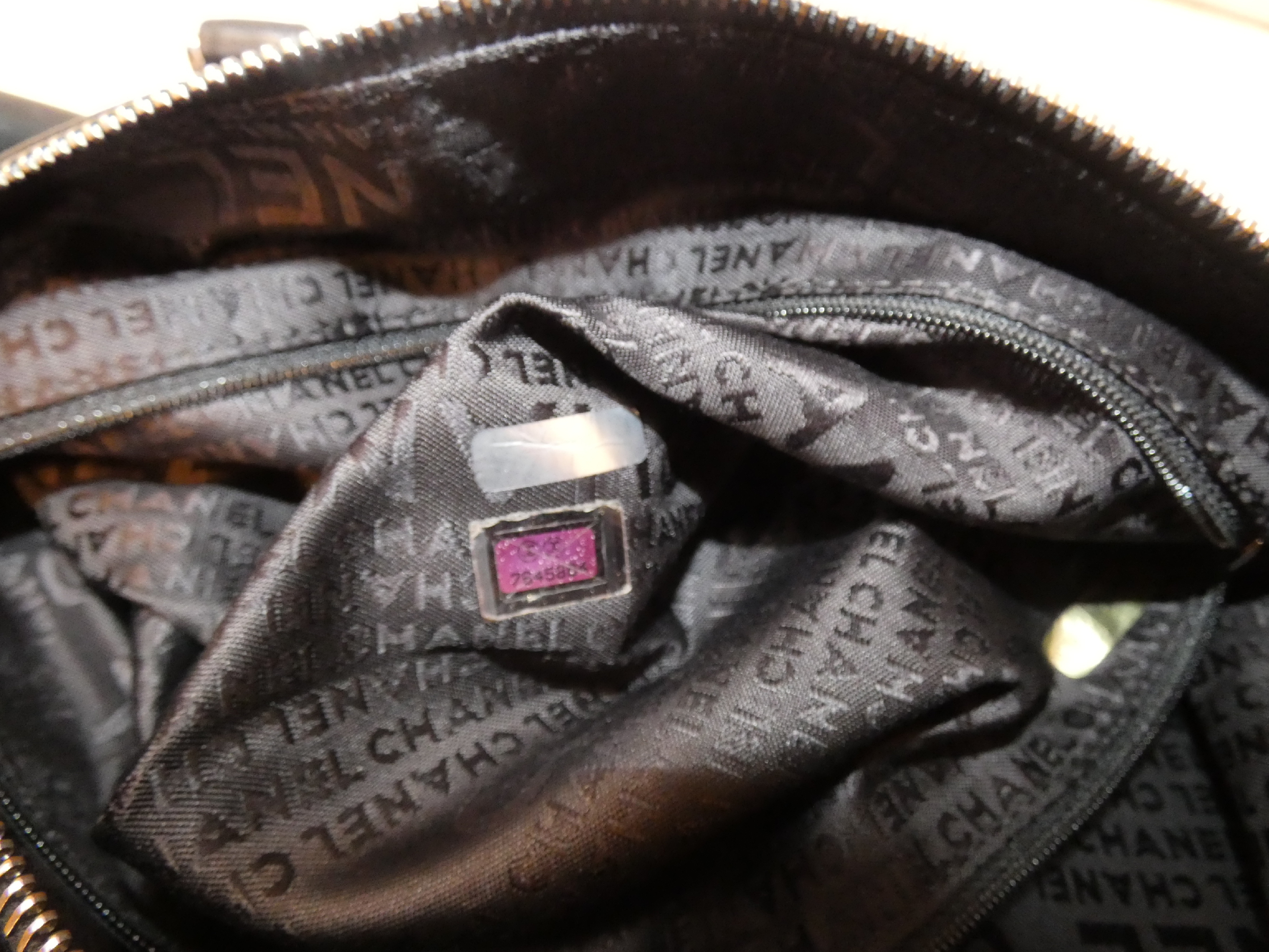 Chocolate Bar Black Leather Boston Handbag — view 10