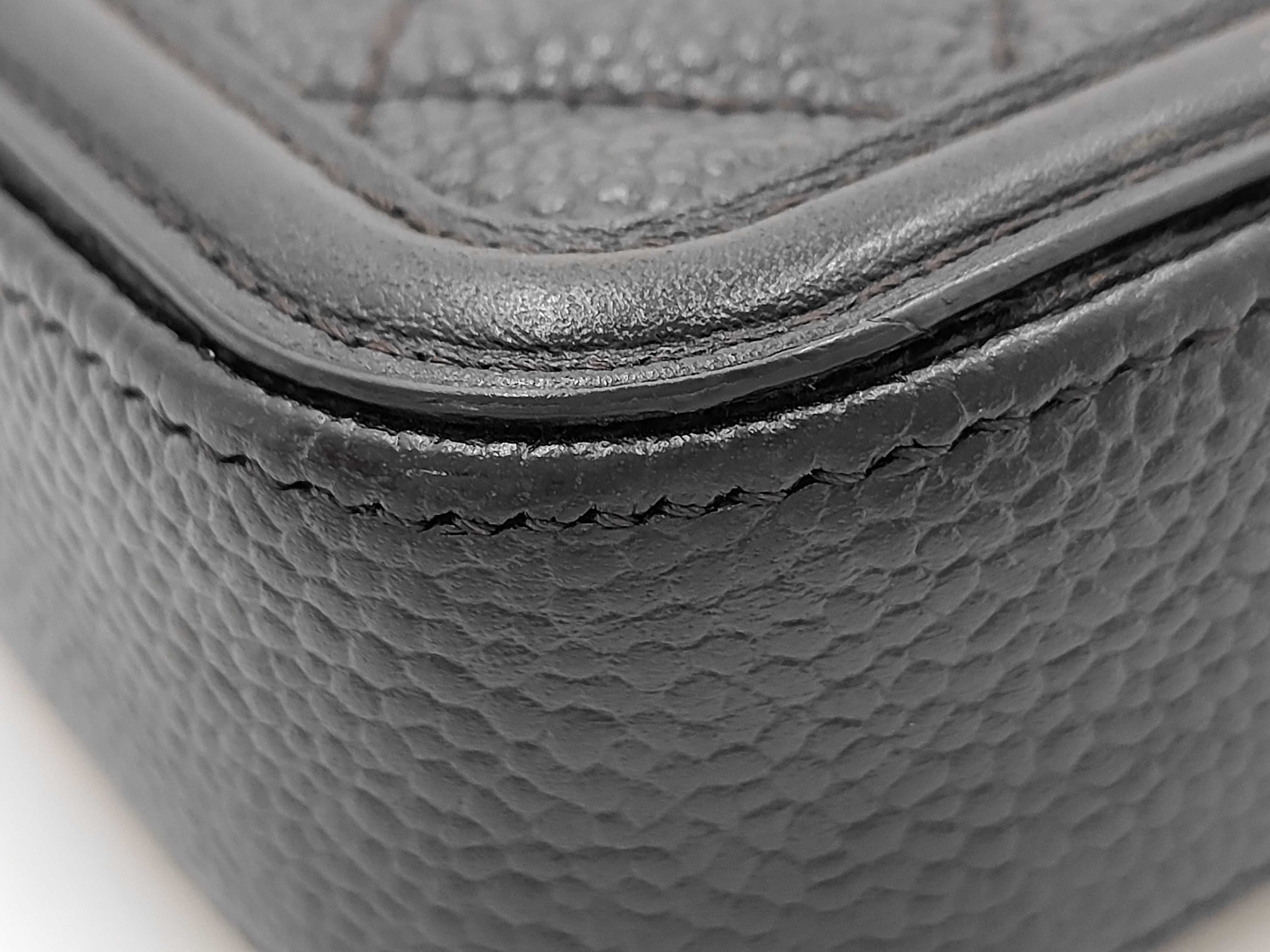 Filigree Chain Wallet, Caviar Leather, Black Shoulder Bag — view 4