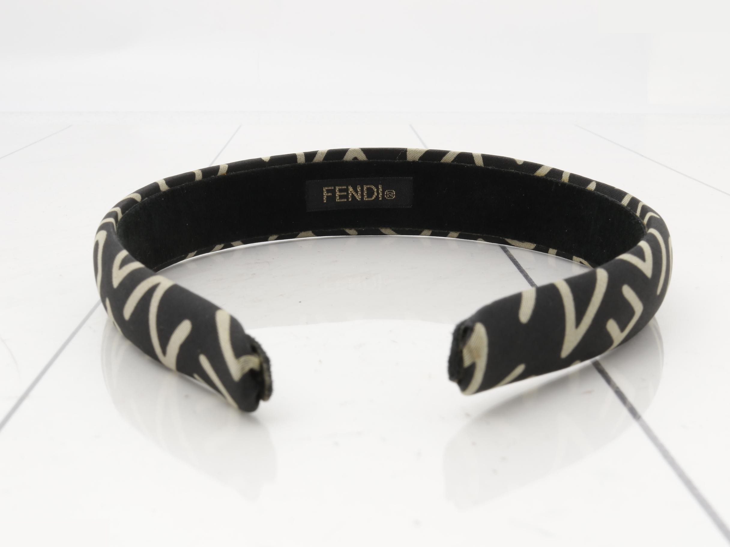 Other line: Accessories, Headbands, Logo Print, Black — view 2