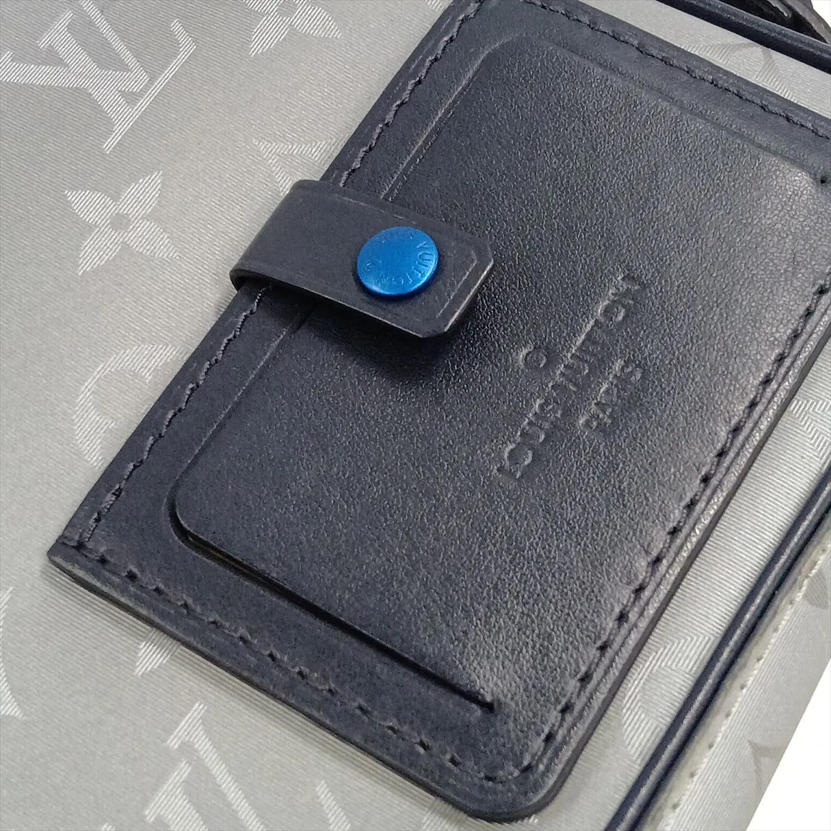 Monogram Satellite Alpha Messenger M44169 CA2188 Silver — view 12