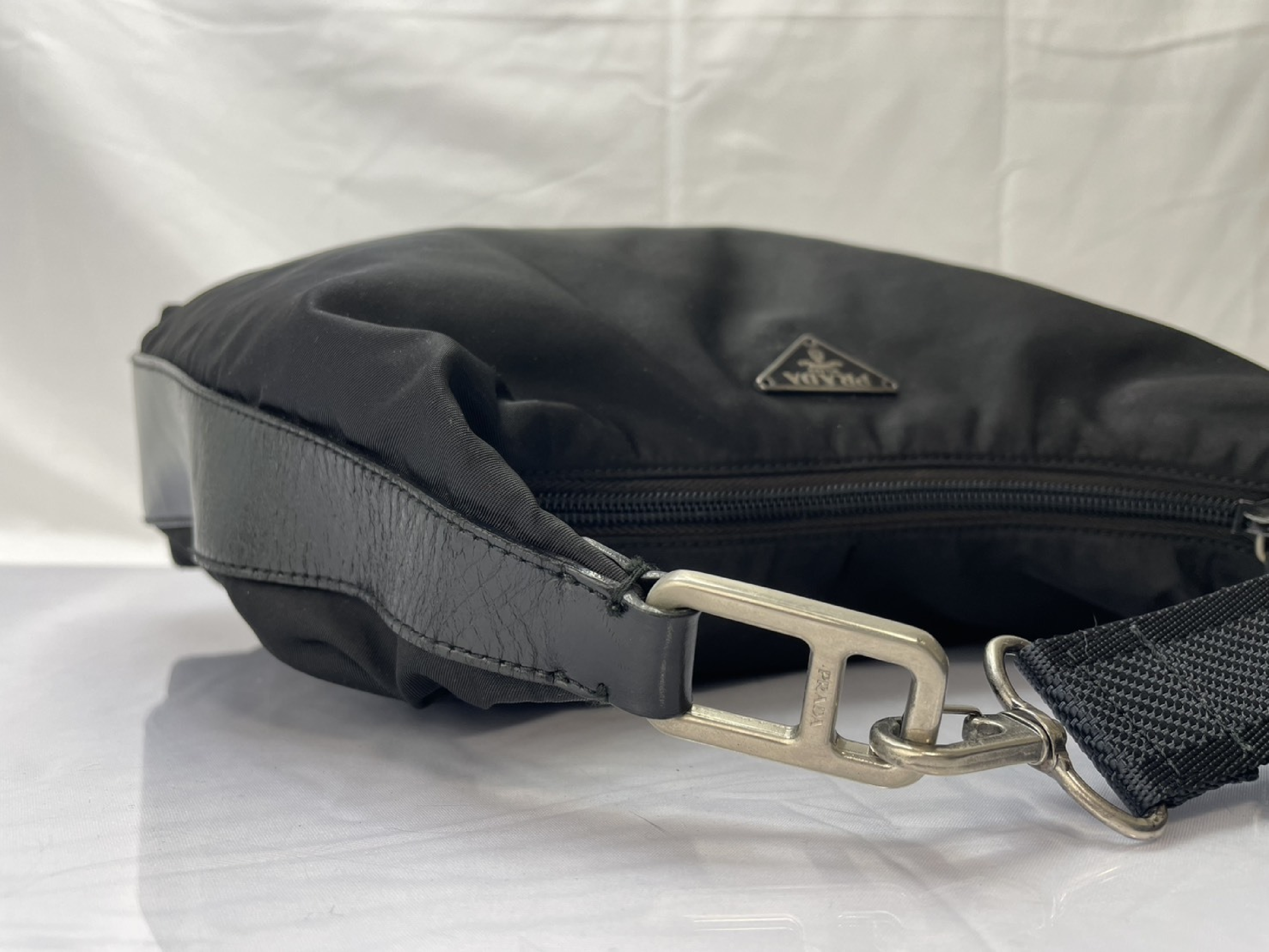 Shoulder Bag, Prada 2-way Clutch Bag, OPTI Engraved Shoulder Bag — view 7