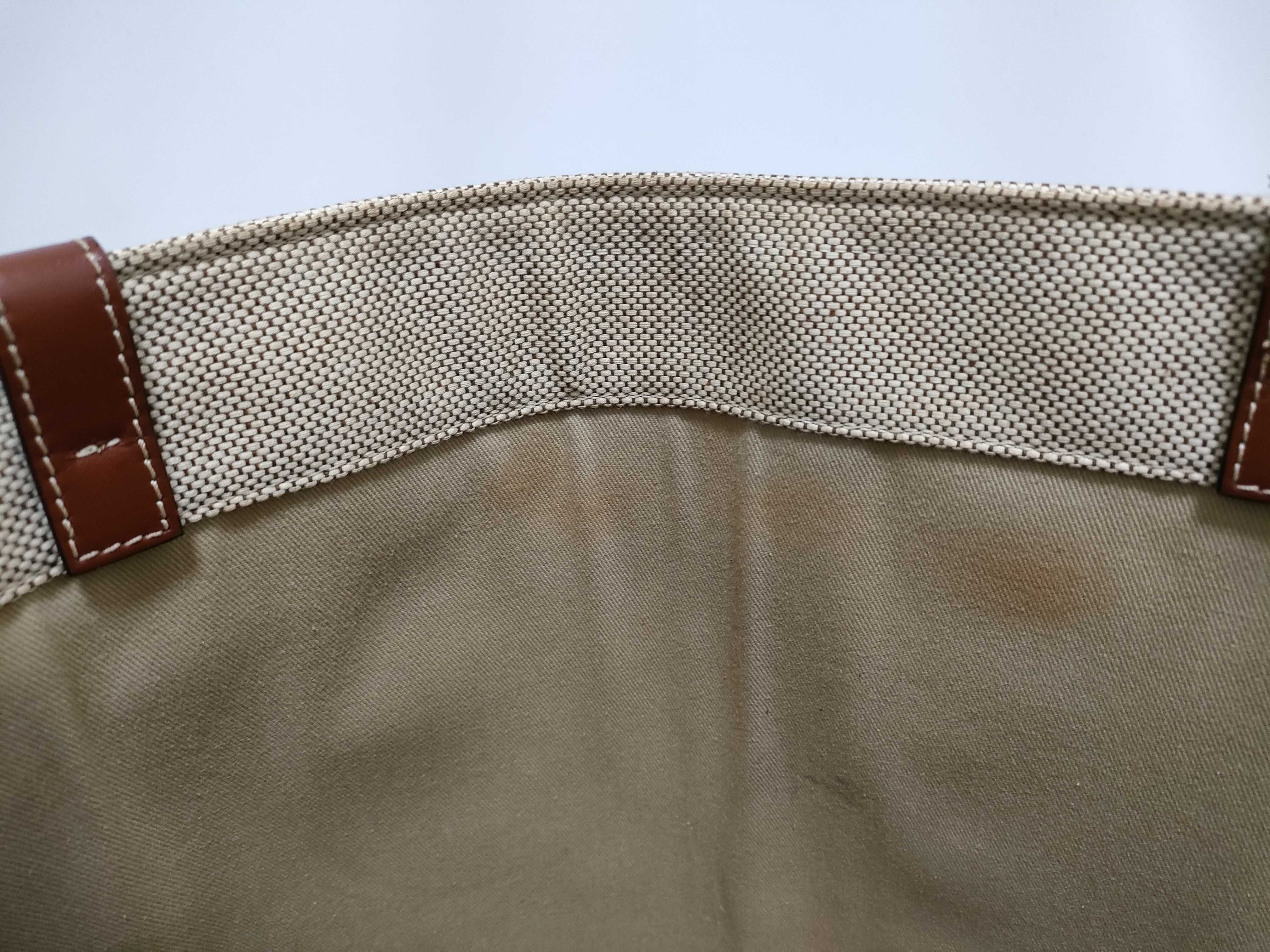 DU-Chloé Woody Large Canvas Tote Bag Beige — view 13