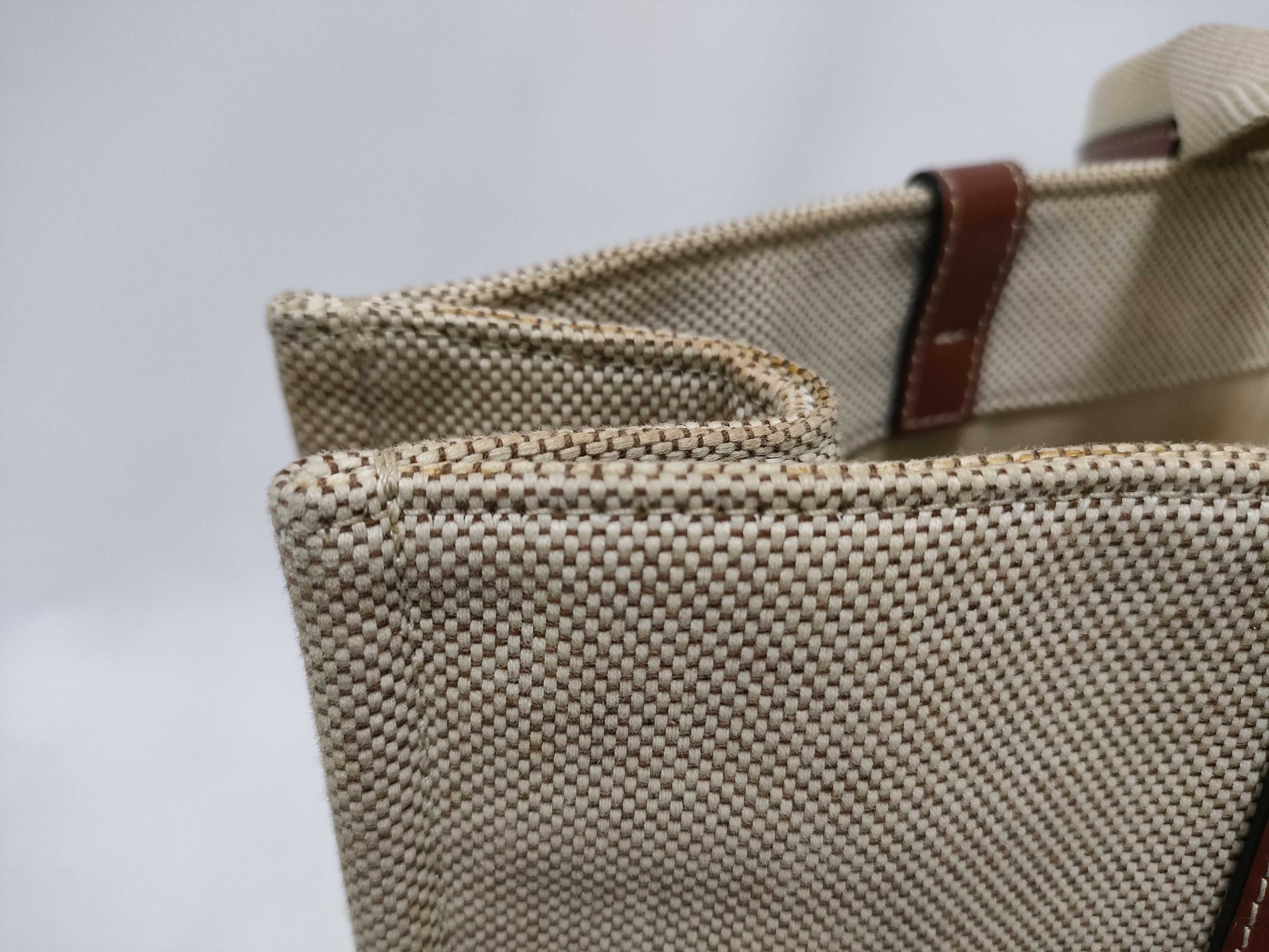 DU-Chloé Woody Large Canvas Tote Bag Beige — view 14