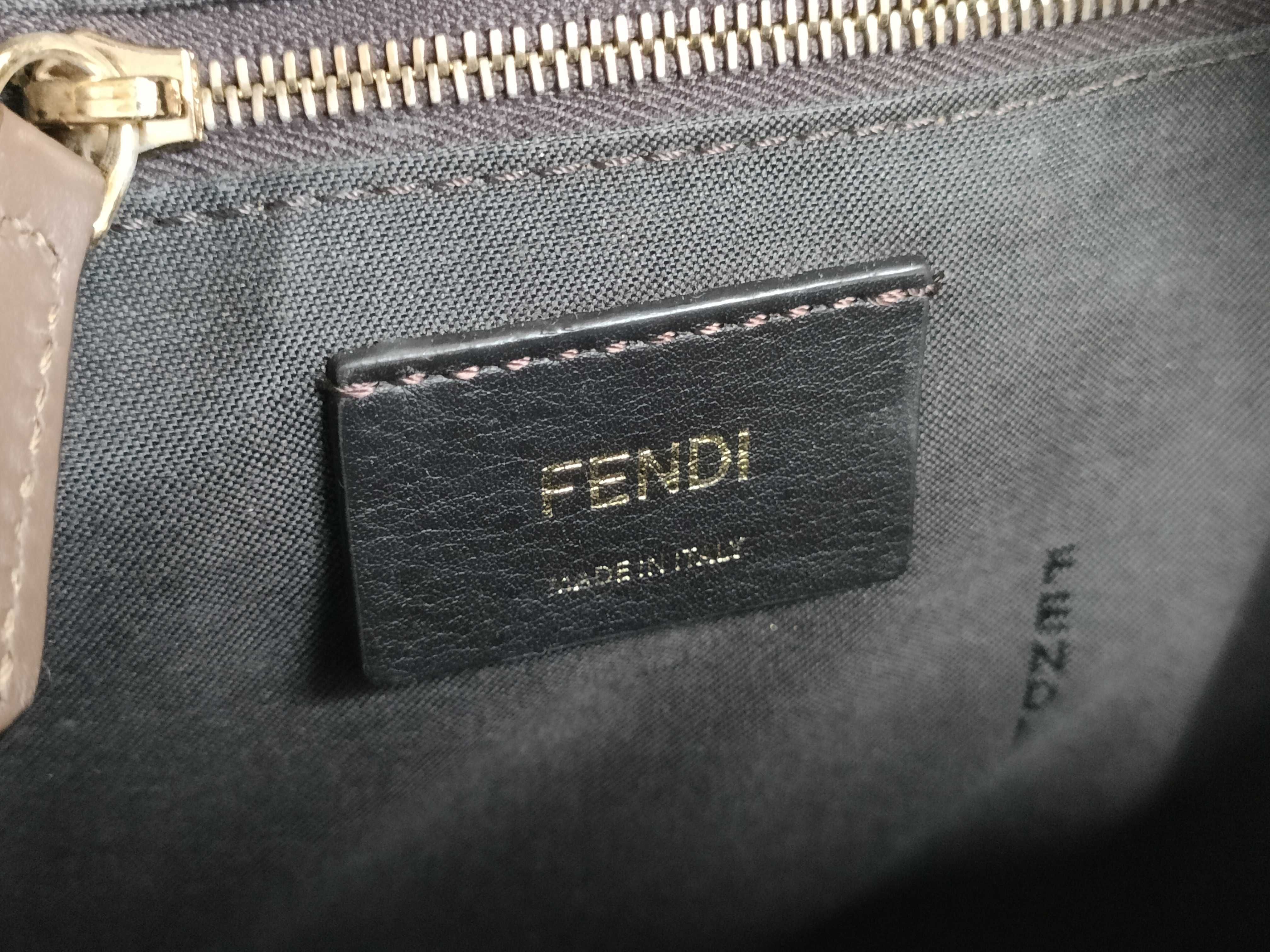 Zucca pattern Fendi backpack Mania Fila collaboration brown backpack — view 11