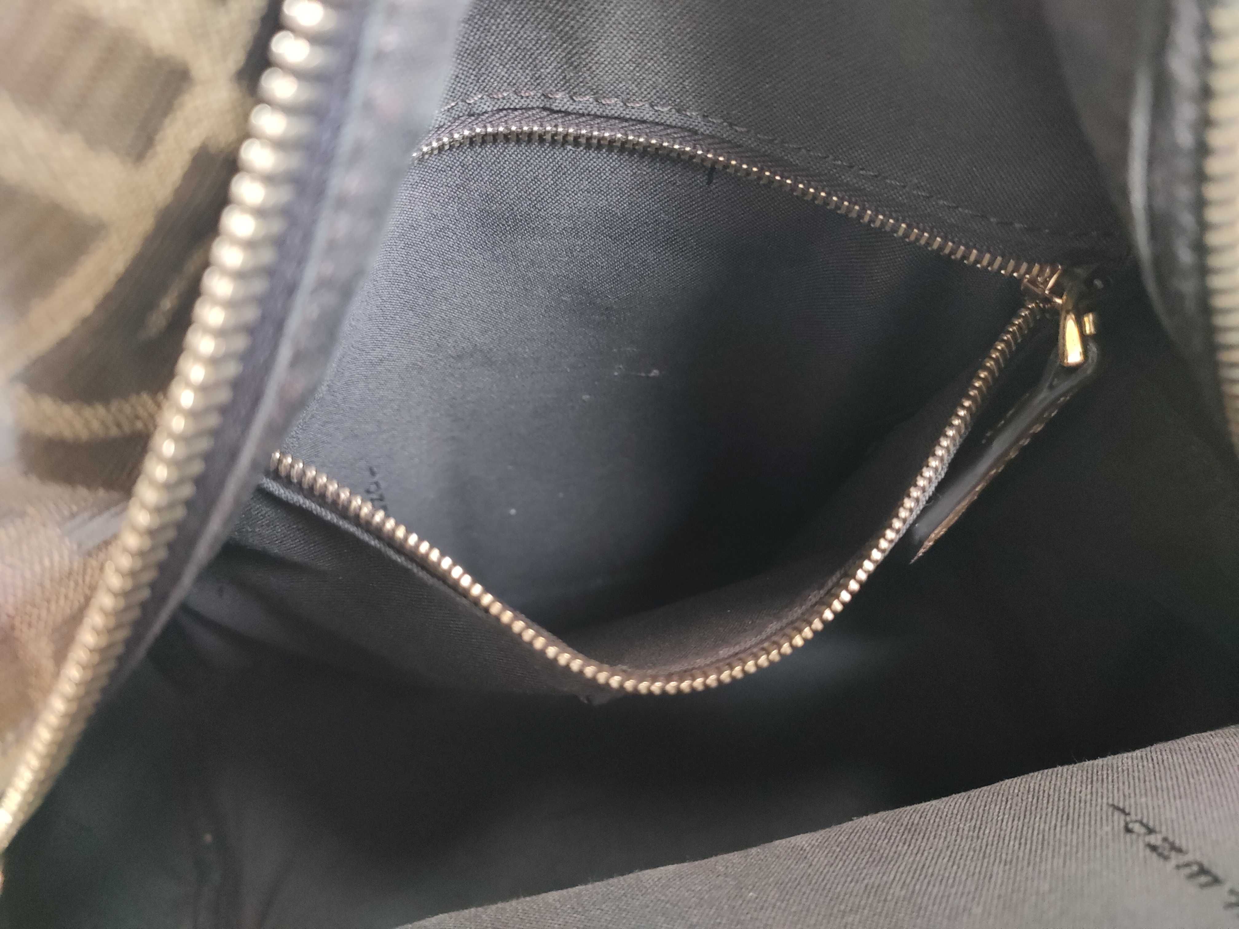 Zucca pattern Fendi backpack Mania Fila collaboration brown backpack — view 13