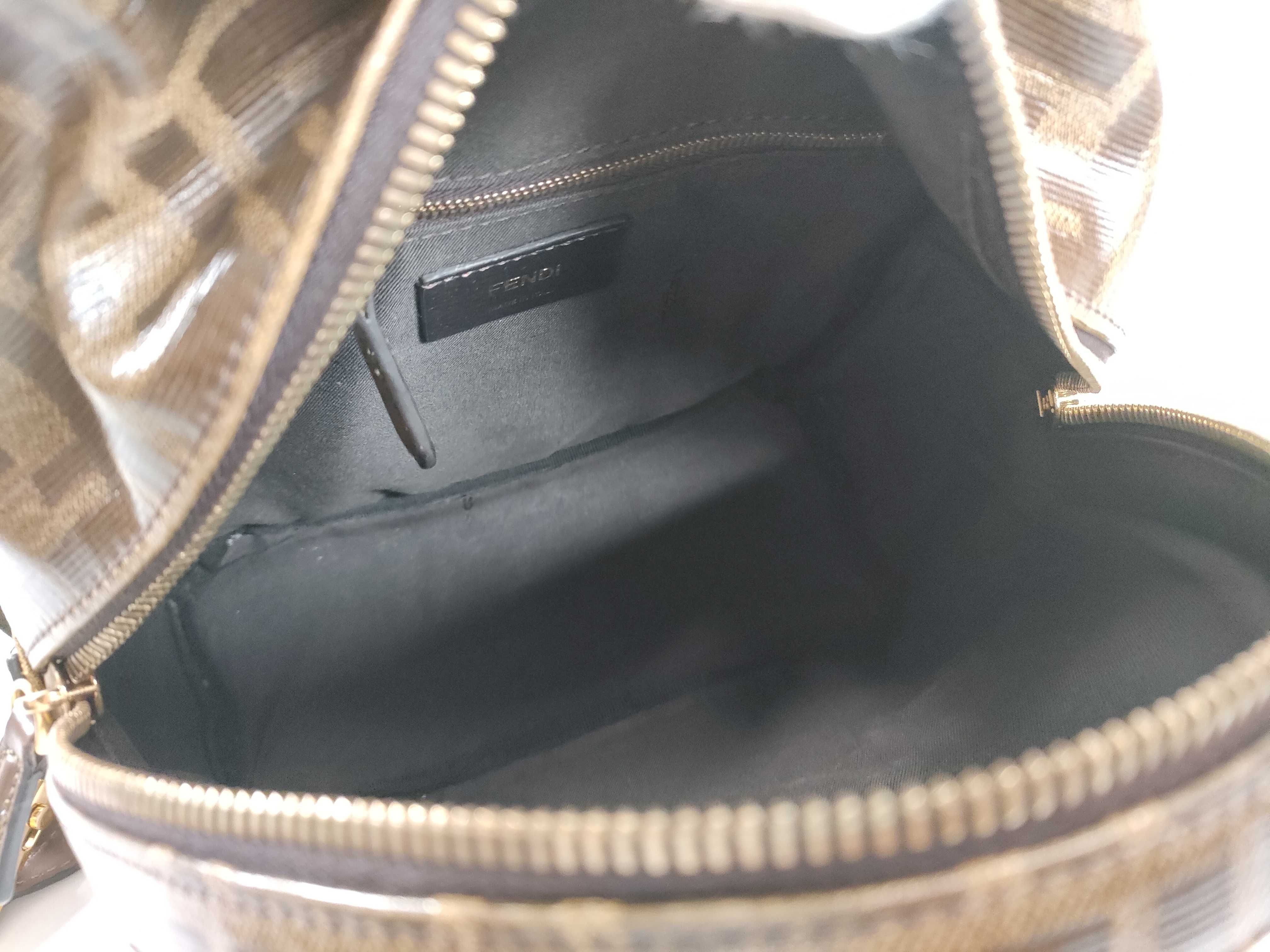 Zucca pattern Fendi backpack Mania Fila collaboration brown backpack — view 10