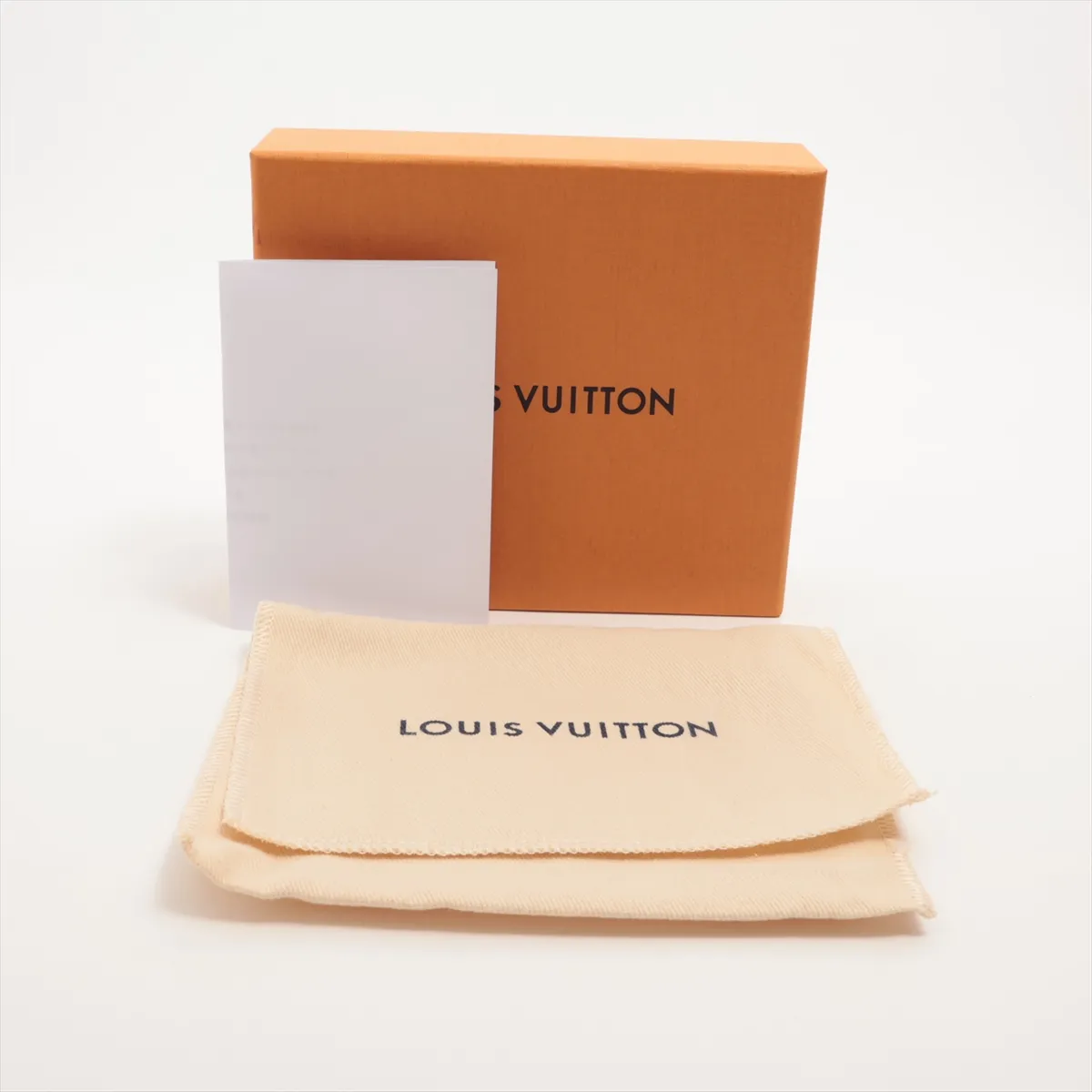 M02699 bag charm for LV Mini Shopper, IK2285. Leather, orange color. Shows signs of wear, — view 7