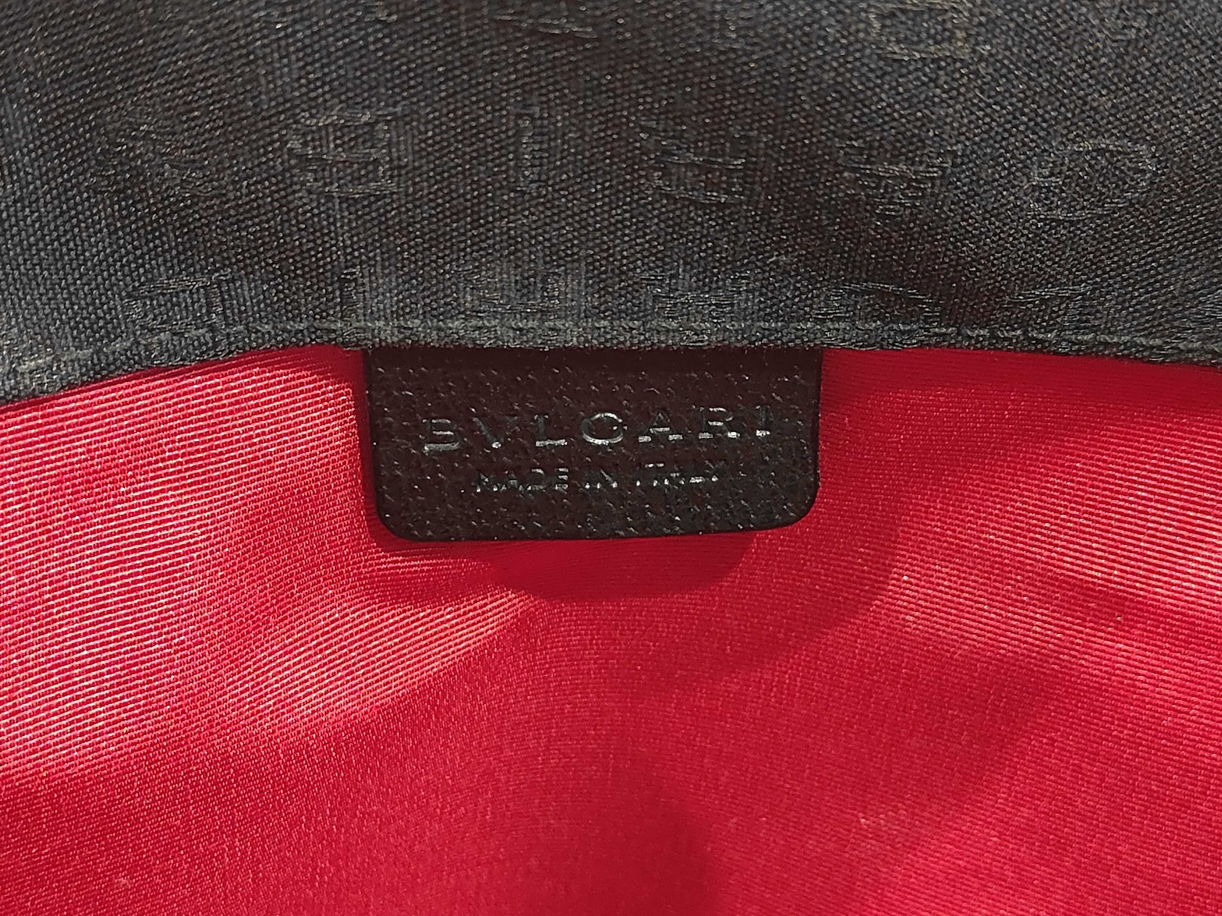 Logomania Bulgari Canvas Logomania Handbag Tote Bag — view 11