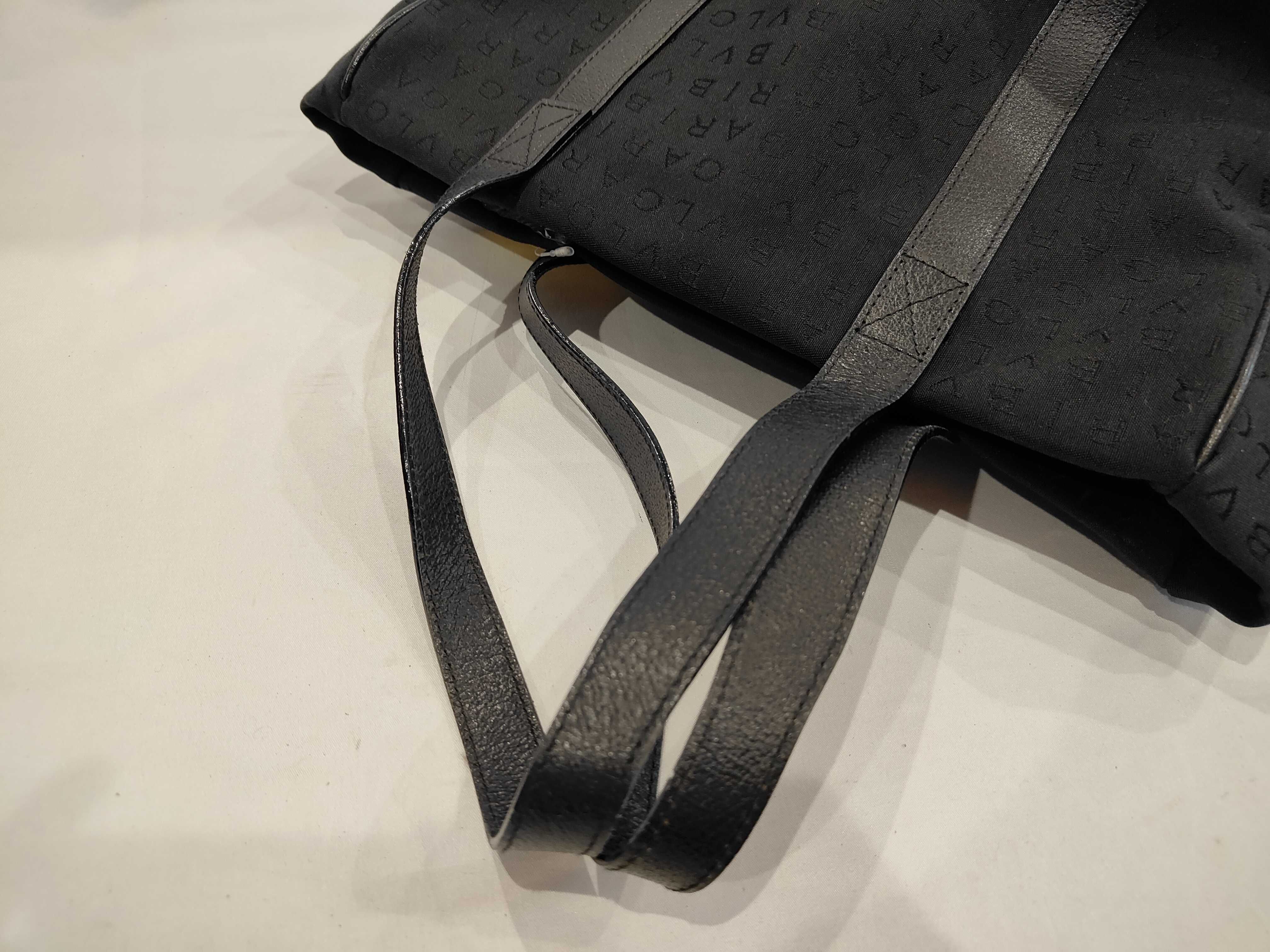 Logomania Bulgari Canvas Logomania Handbag Tote Bag — view 6