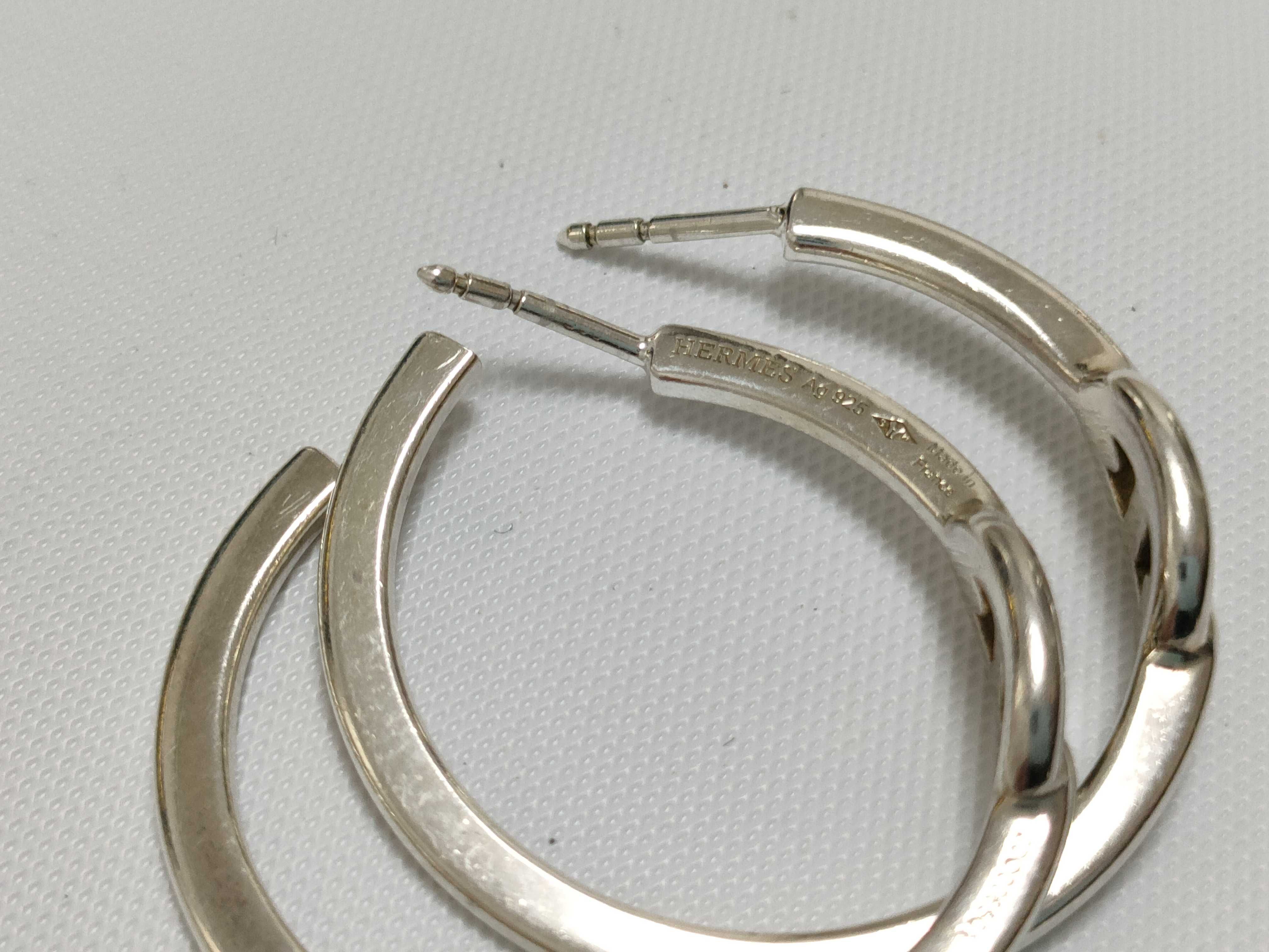 Chaine d'Ancre Hoop Earrings, SV925, 8.5g — view 8