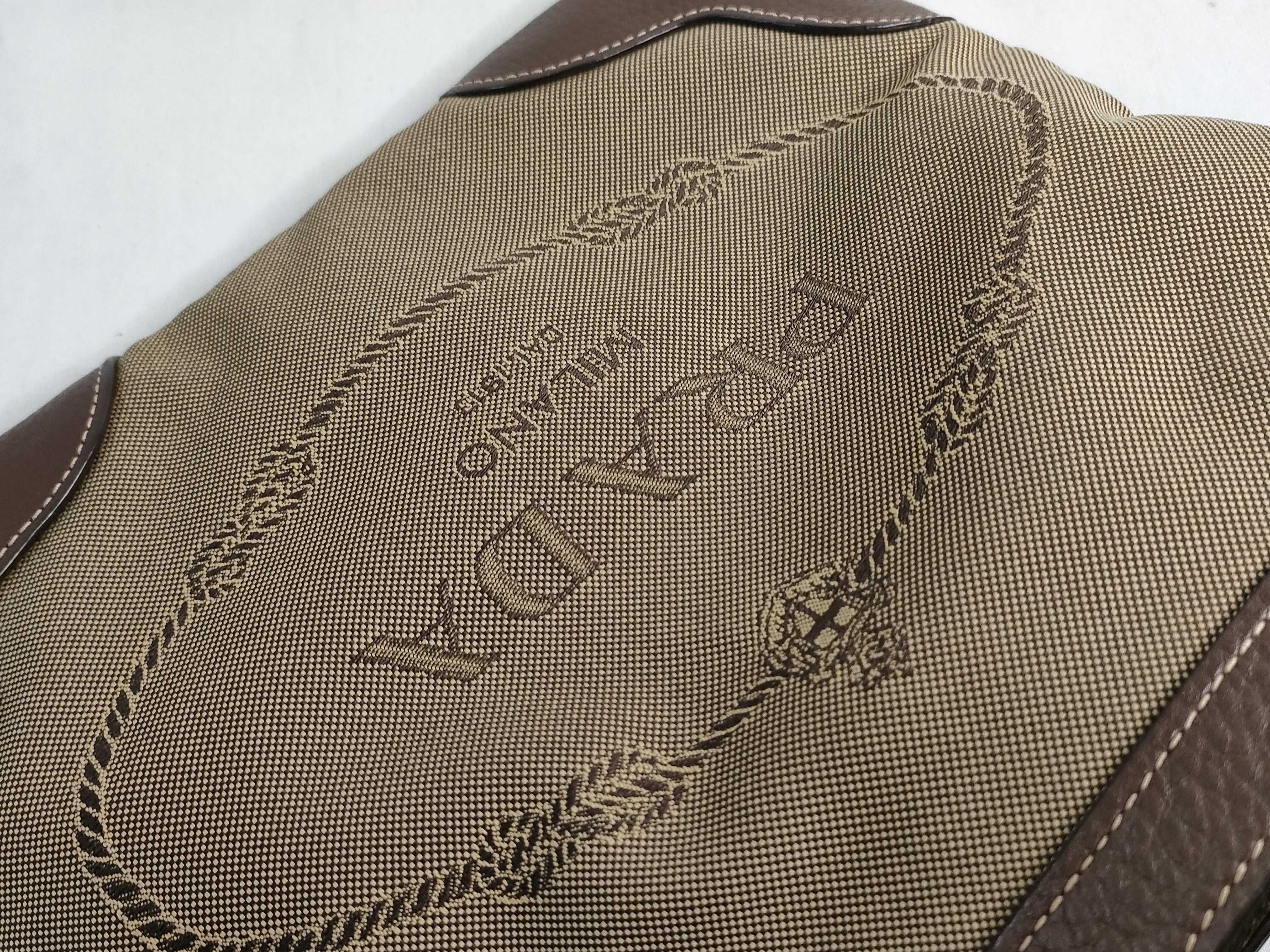 Logo Jacquard Canvas Crossbody Bag (Shoulder Bag) — view 14