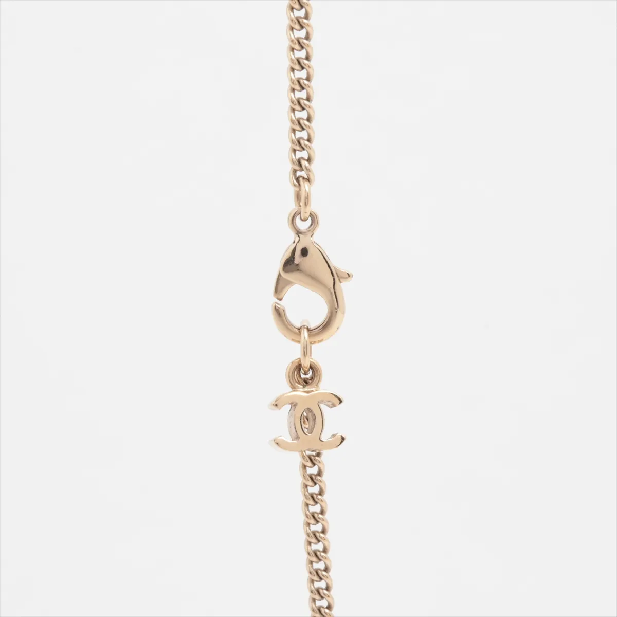 Cocomark Heart B25P Necklace GP x Rhinestone Gold — view 3