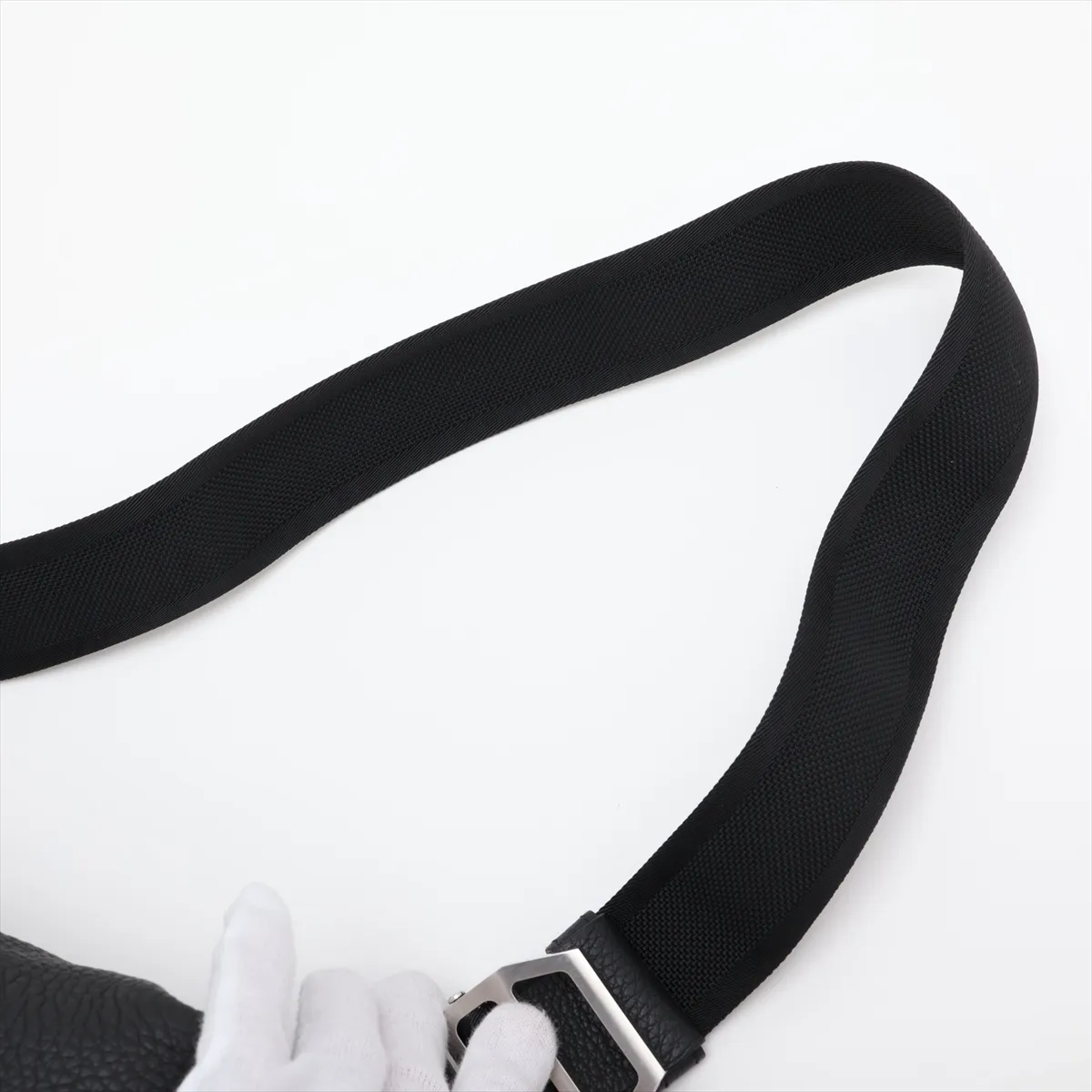 Cityslide Cross PM Taurillon Cristóbal Black Silver Hardware D:2019 — view 5