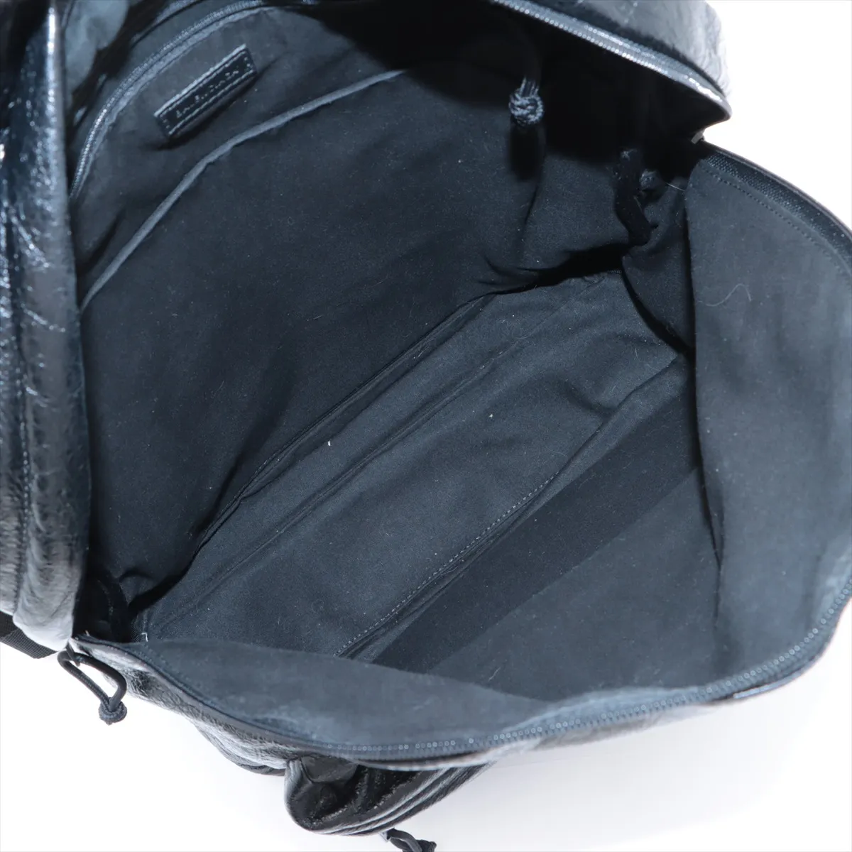 Explorer Leather Backpack/Rucksack, Black 503221 — view 7