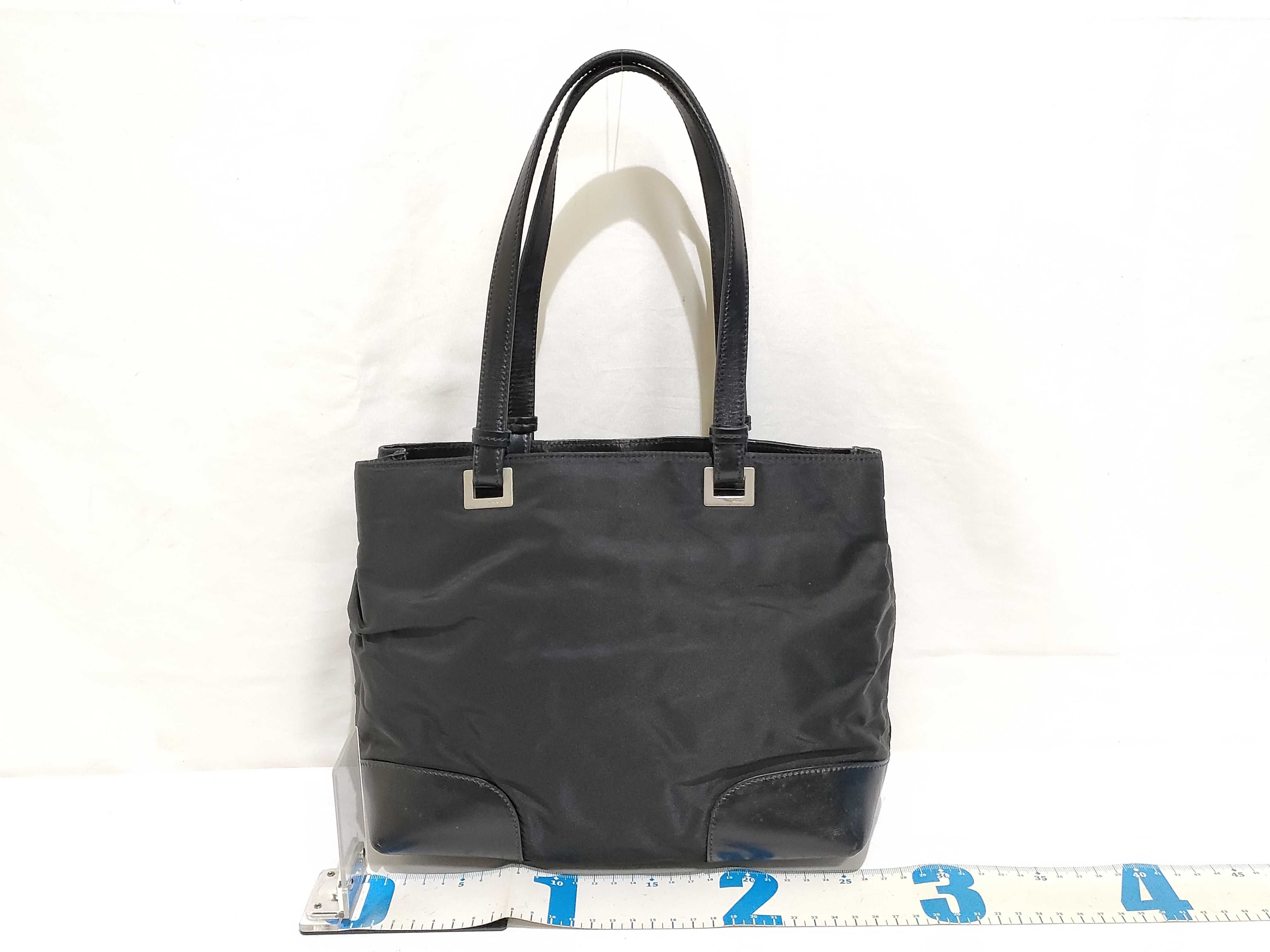 Nylon Prada Triangle Logo Nylon Handbag — view 2
