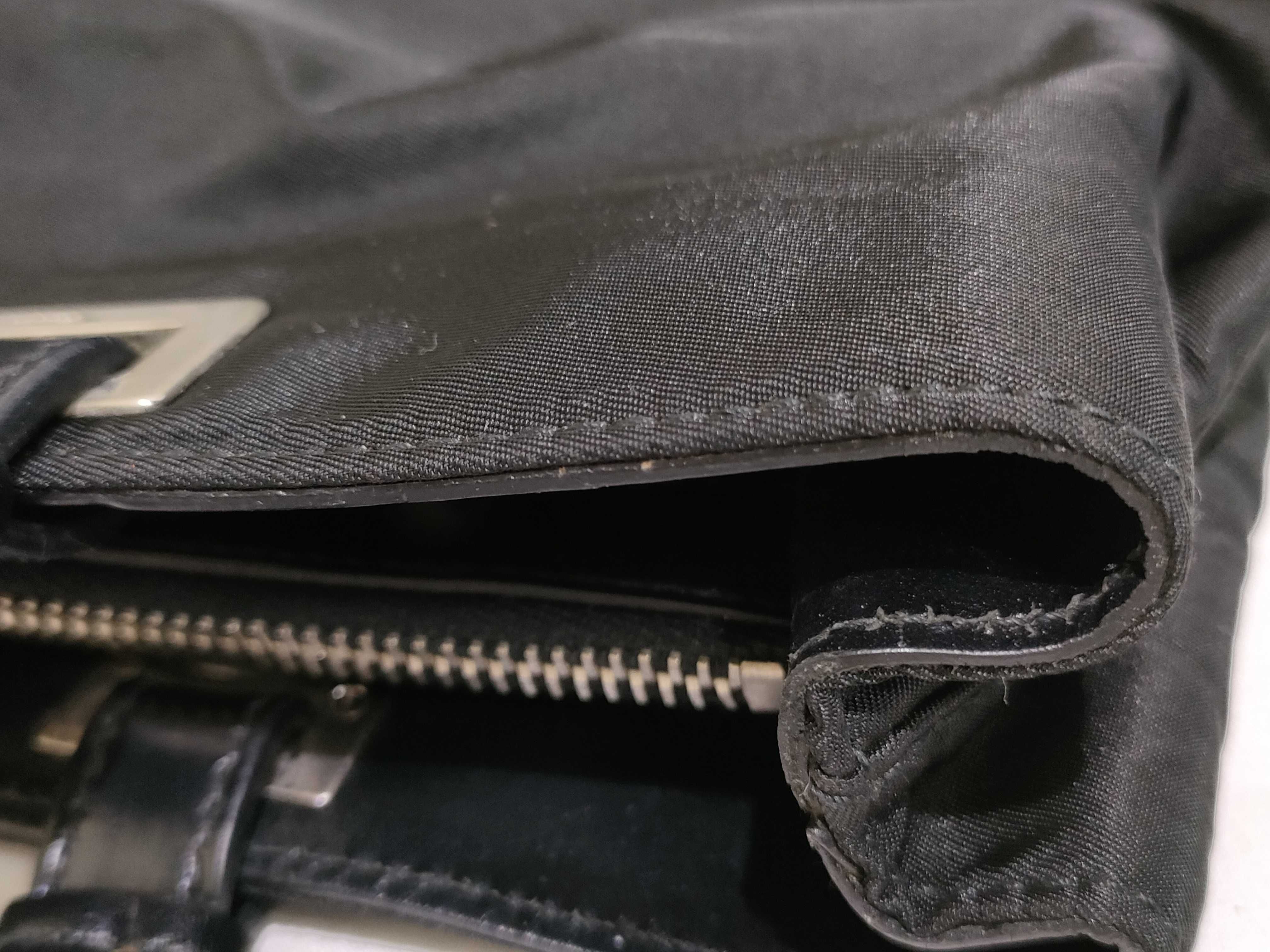 Nylon Prada Triangle Logo Nylon Handbag — view 14