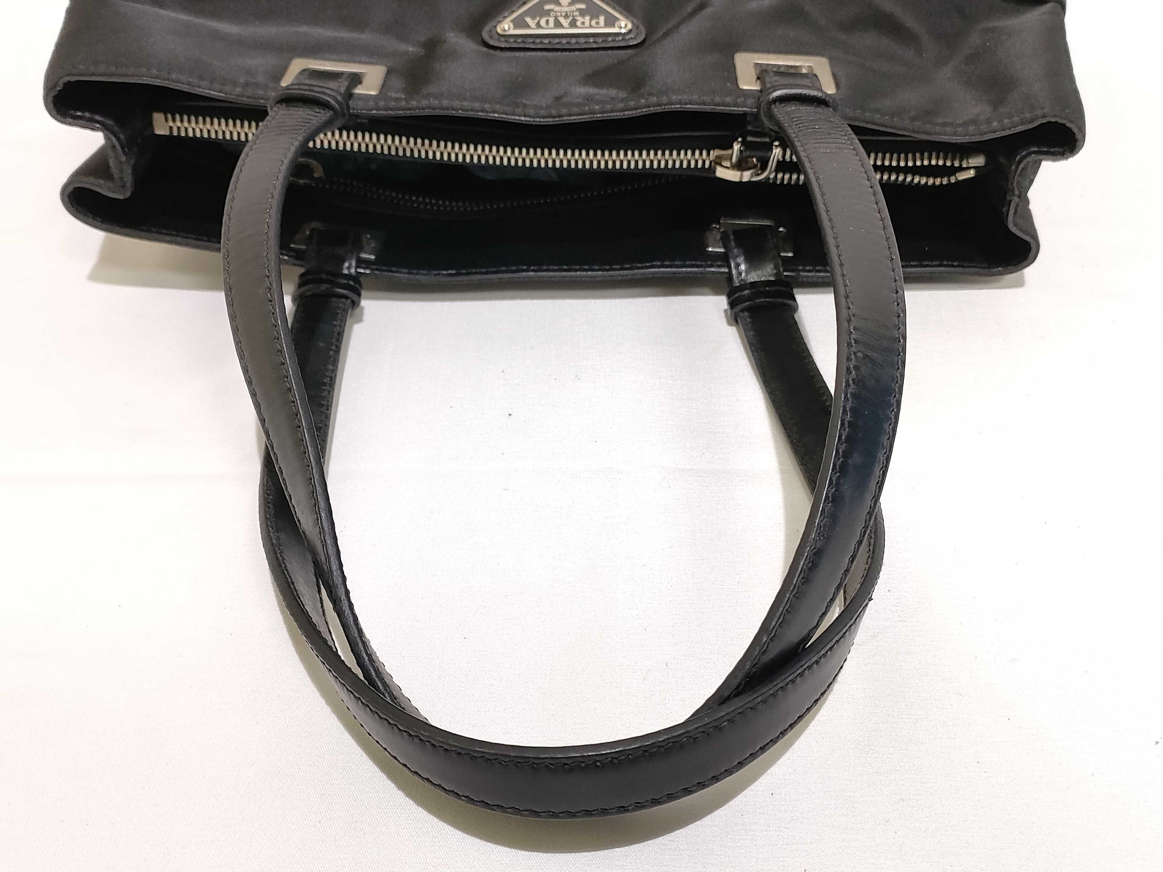 Nylon Prada Triangle Logo Nylon Handbag — view 3