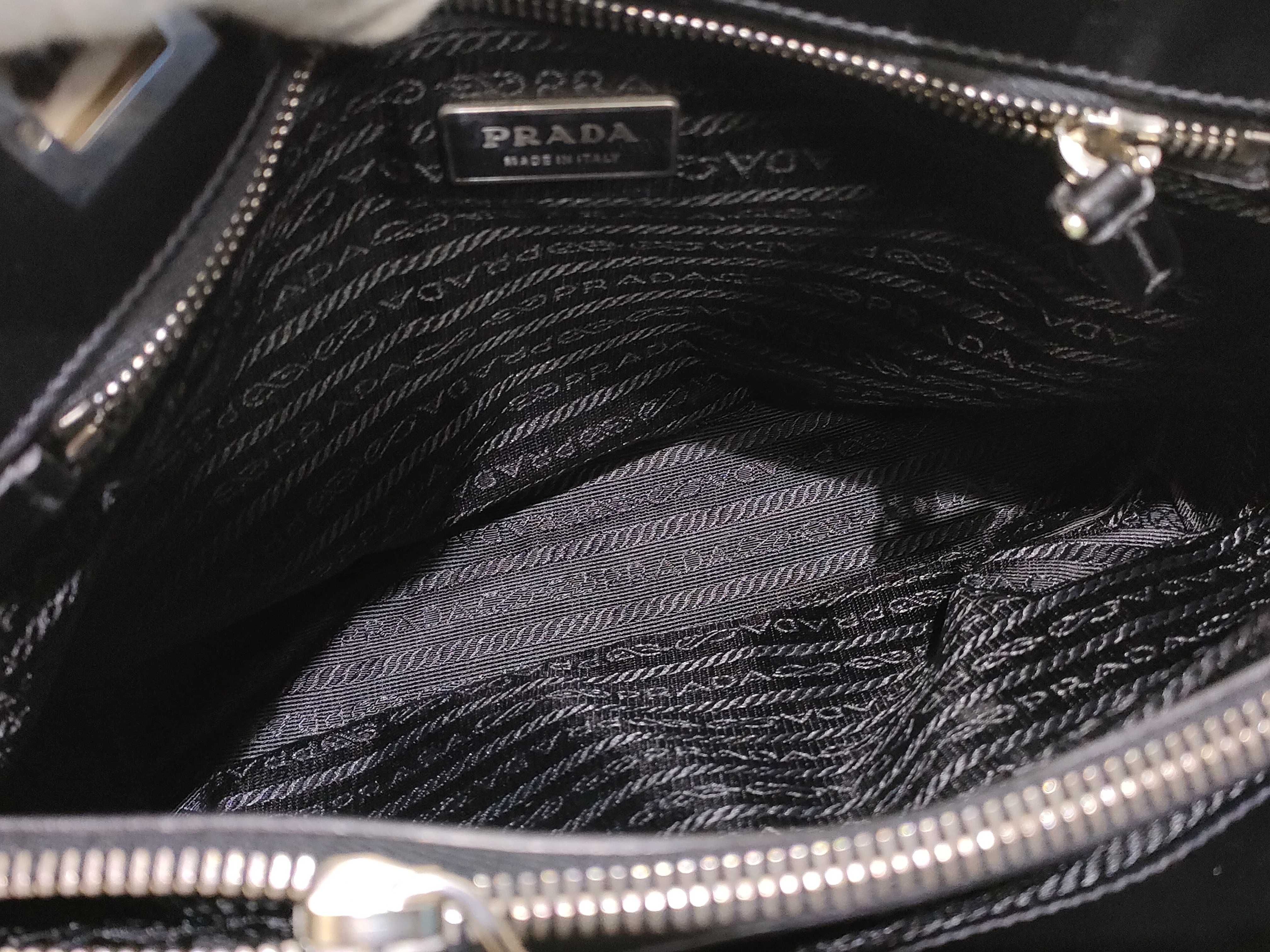 Nylon Prada Triangle Logo Nylon Handbag — view 8