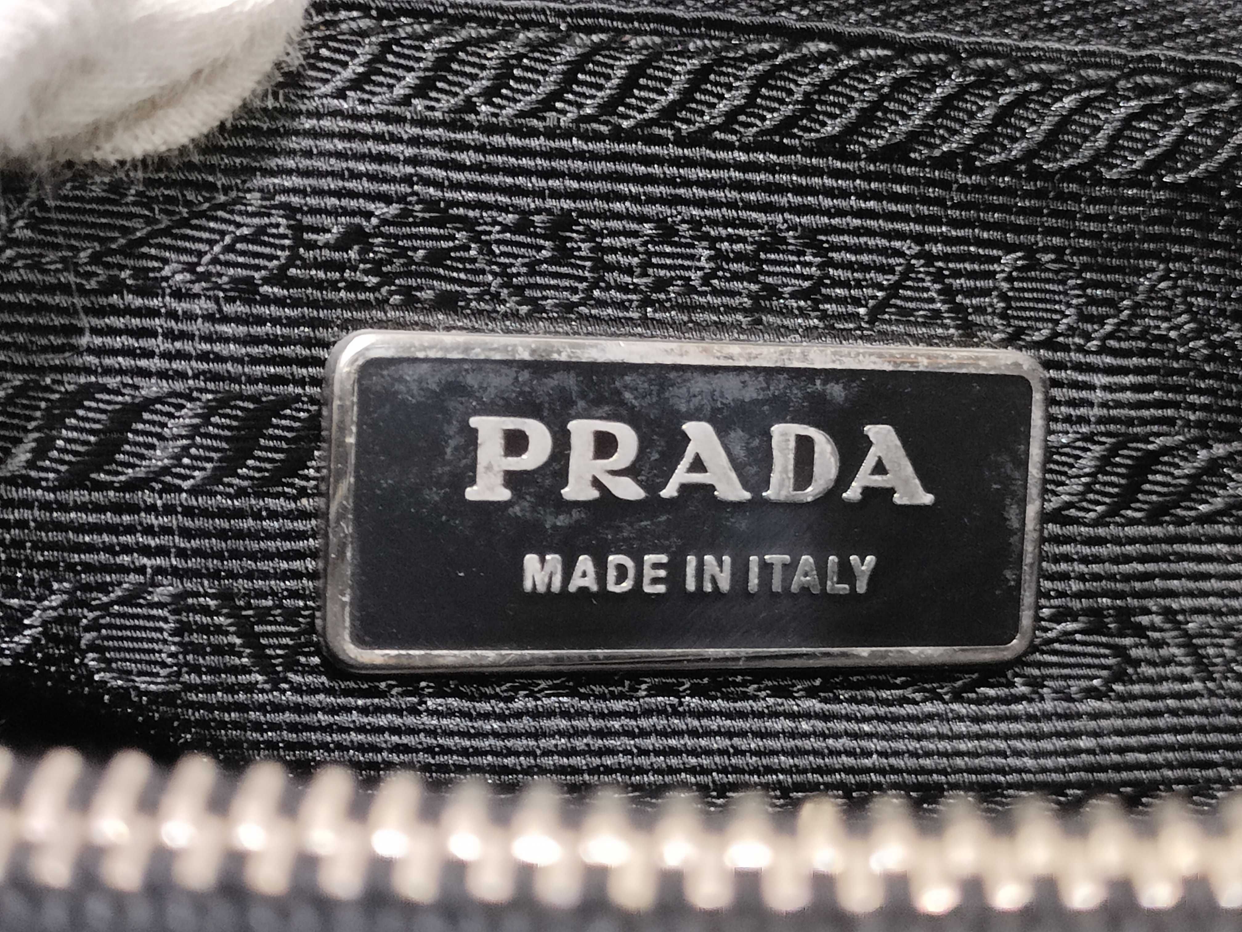 Nylon Prada Triangle Logo Nylon Handbag — view 10