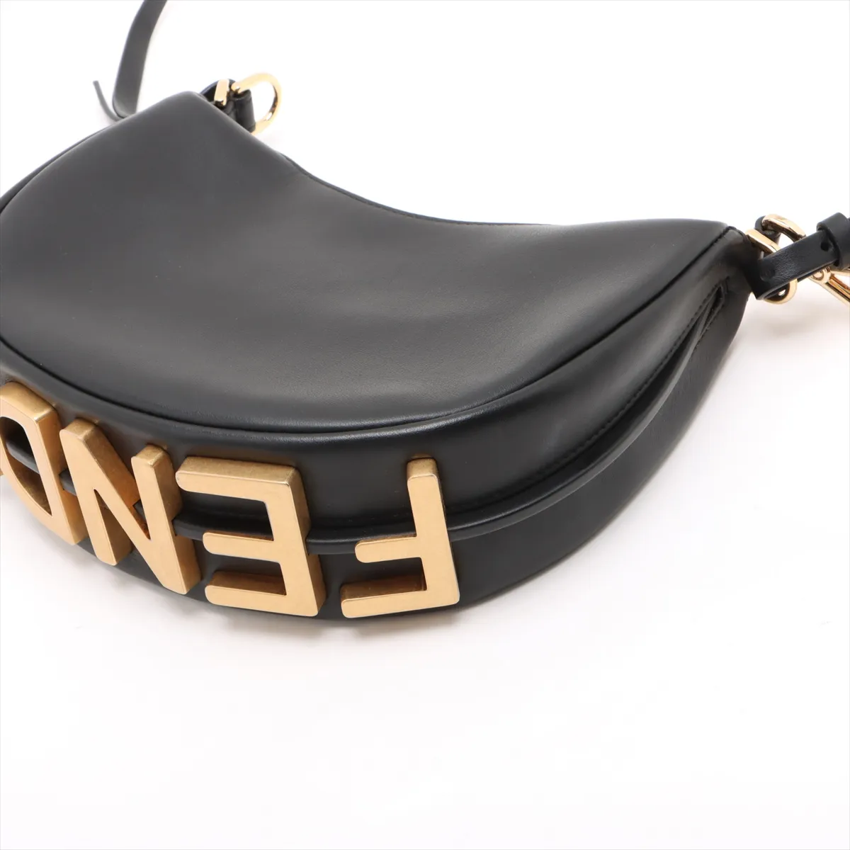 Graphy Mini Leather 2-Way Handbag, Black 8BS081 — view 3