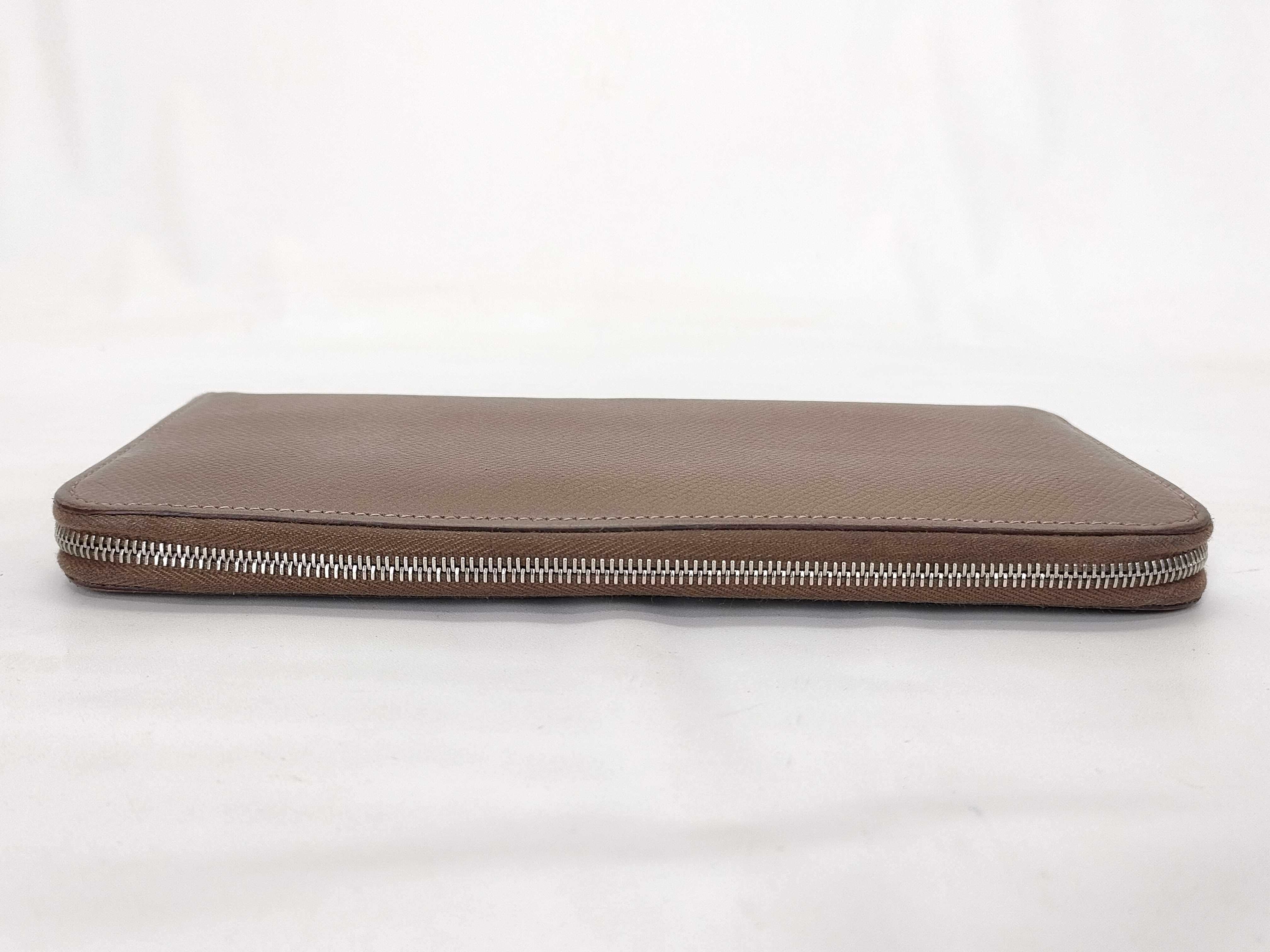 Azap Long Silk In Etoupe Long Wallet O Wallet — view 6