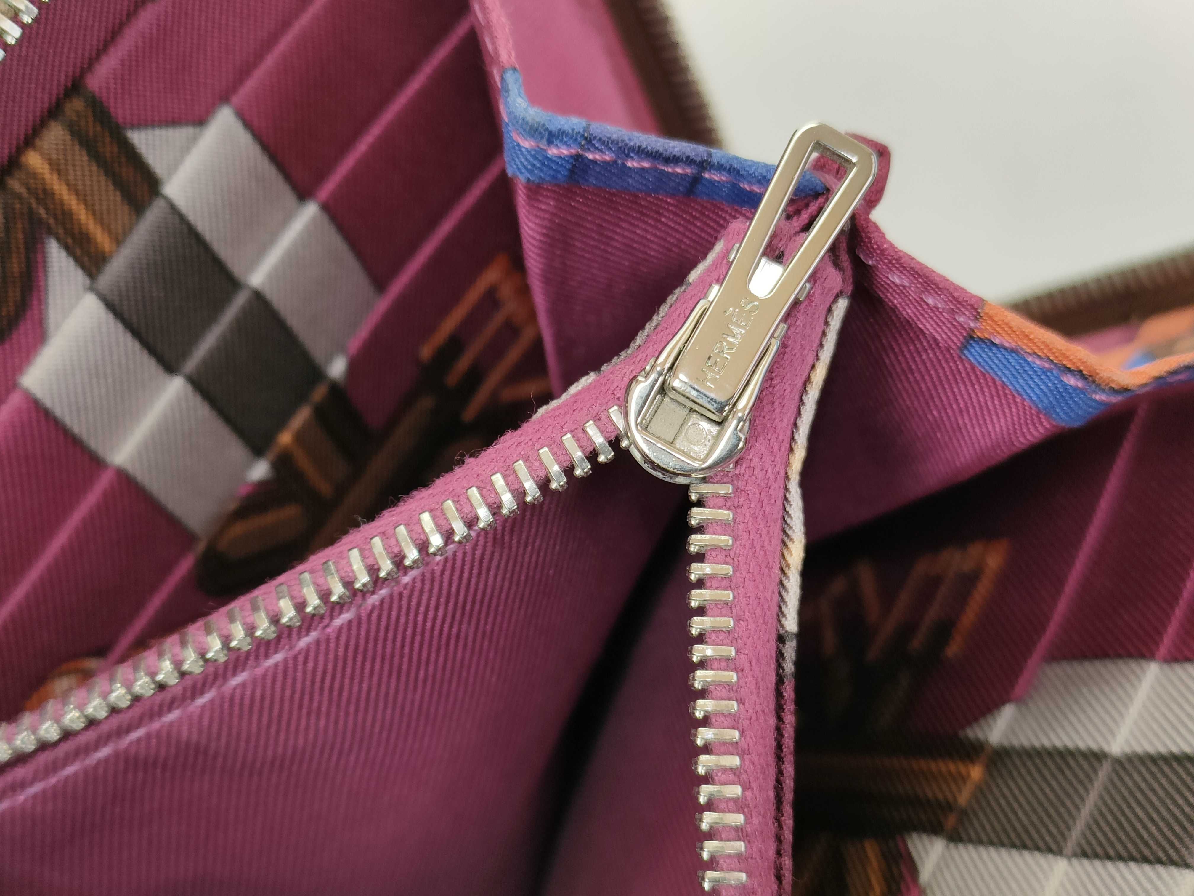 Azap Long Silk In Etoupe Long Wallet O Wallet — view 7