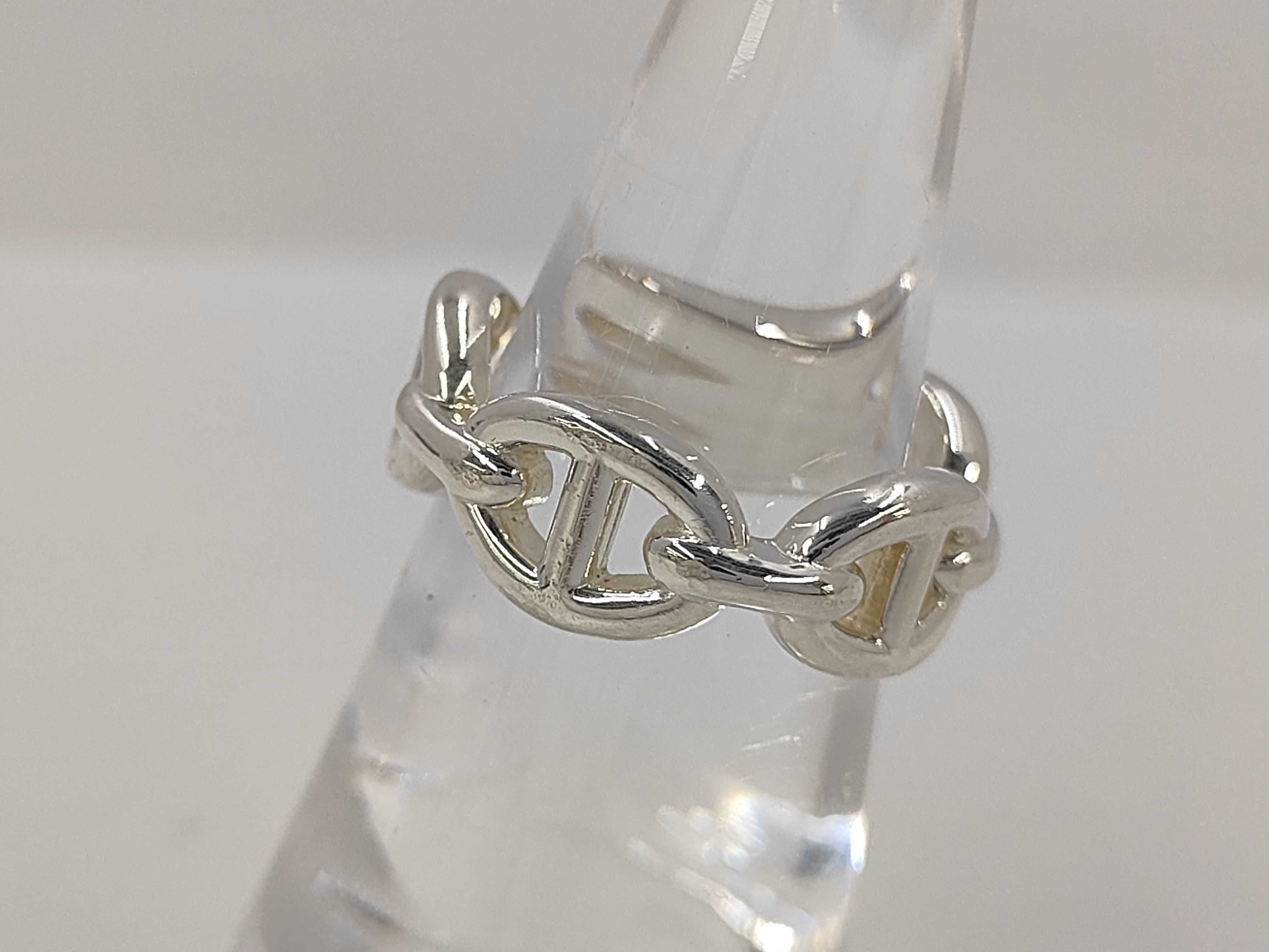 Chaine d'Ancre Enchainée Ring, Sterling Silver 925 Ring — view 2