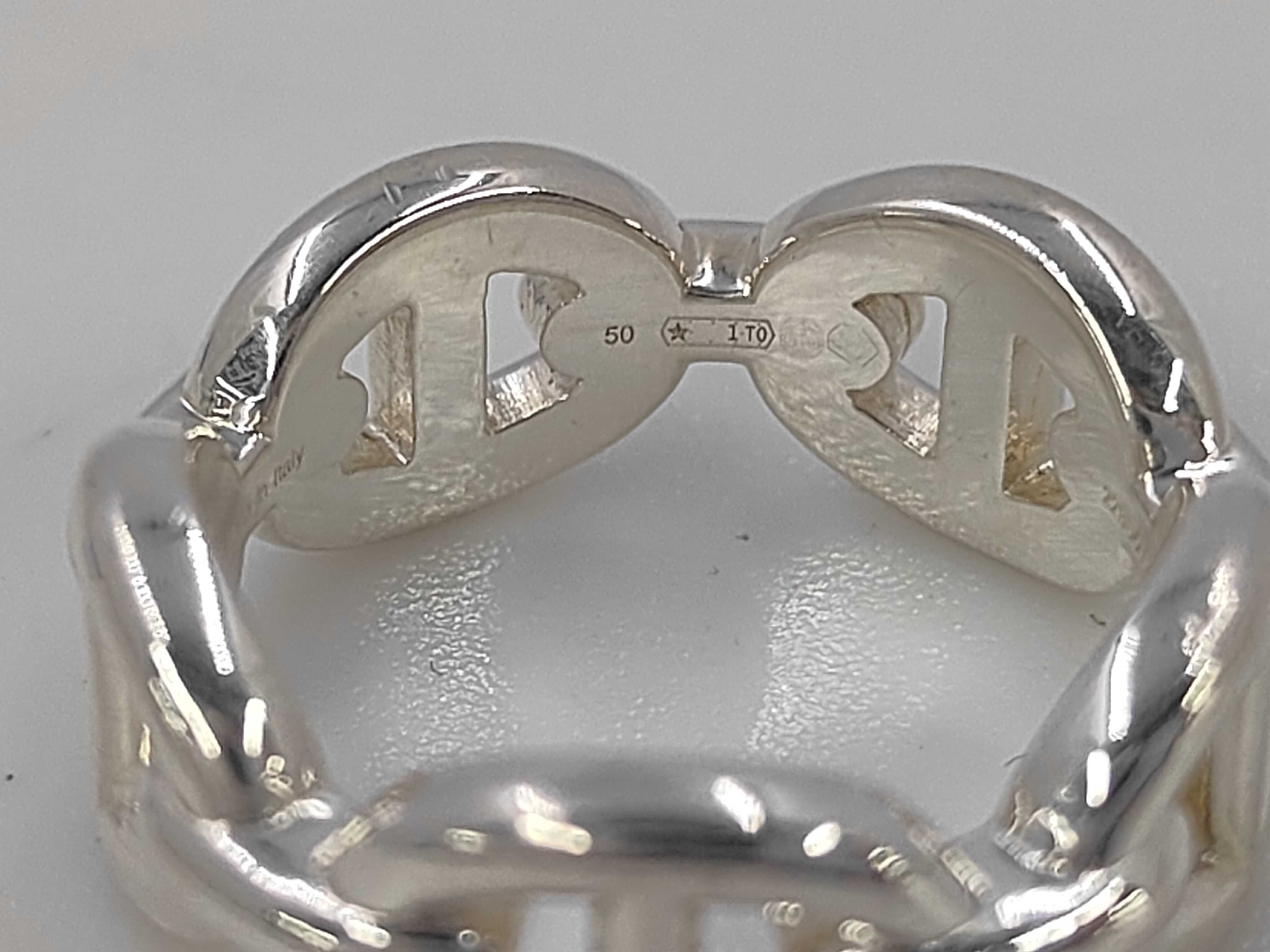 Chaine d'Ancre Enchainée Ring, Sterling Silver 925 Ring — view 5